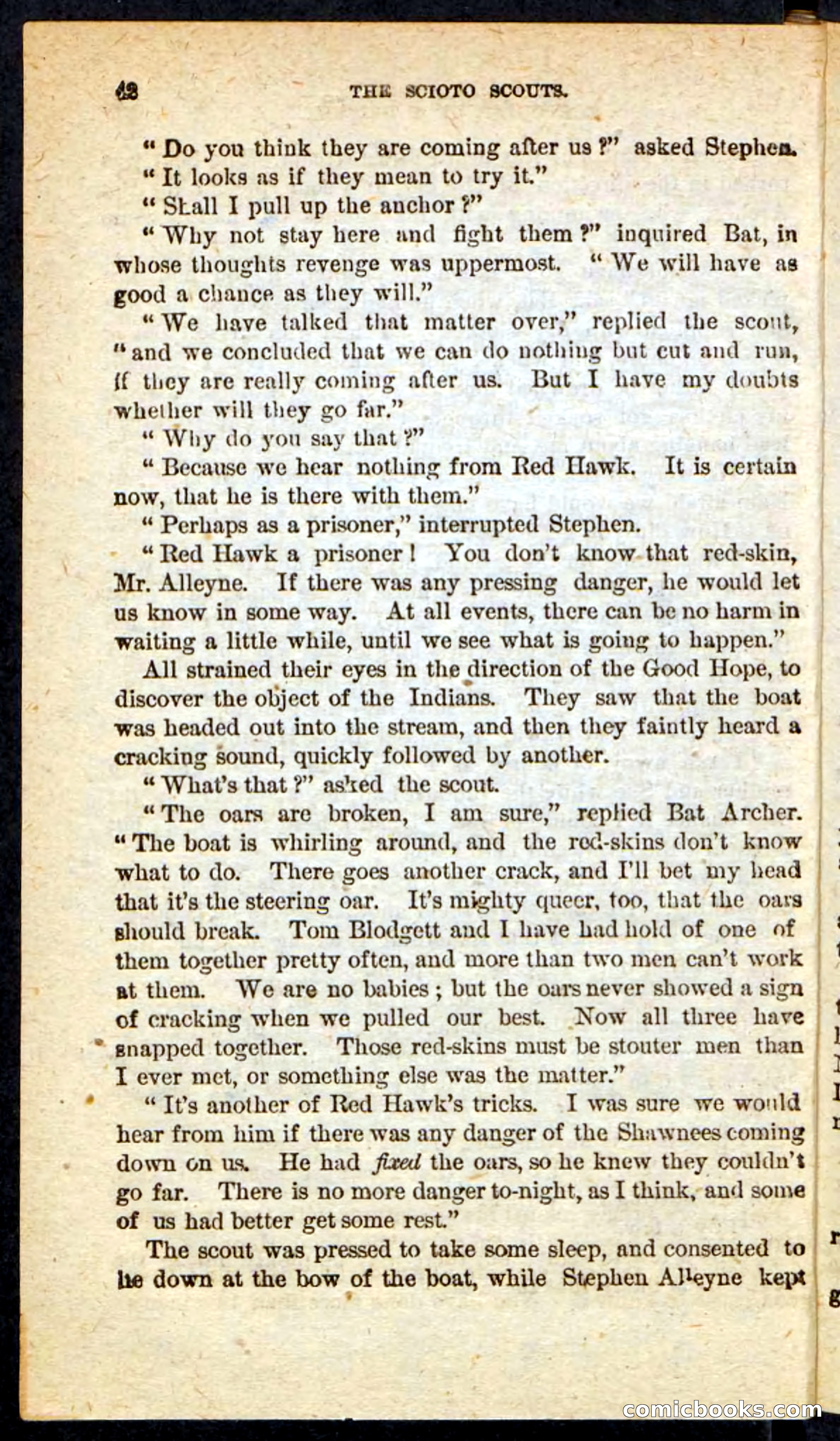 Beadle's Pocket Novels: The Scioto Scouts — page 38 of 100