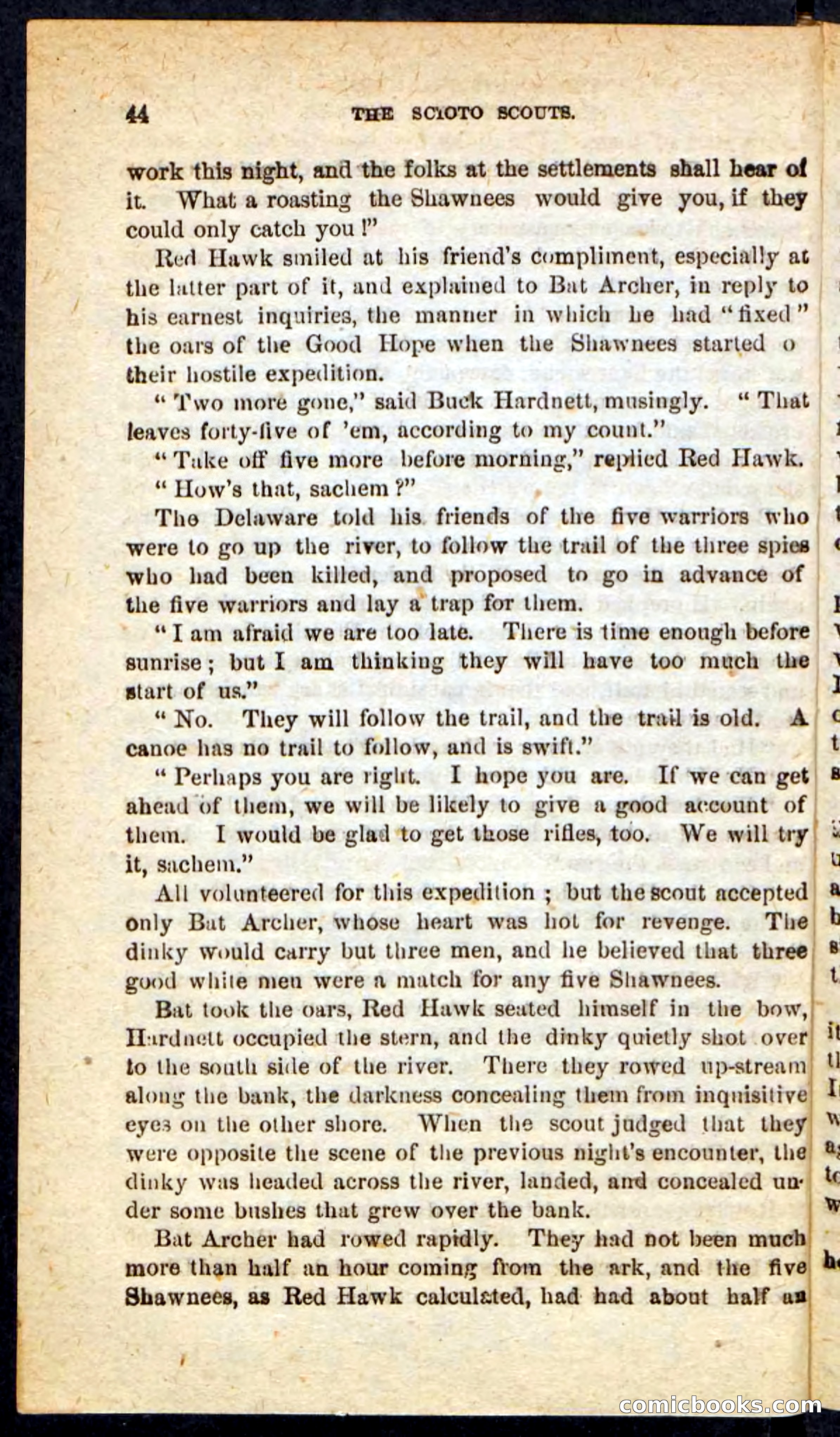 Beadle's Pocket Novels: The Scioto Scouts — page 40 of 100