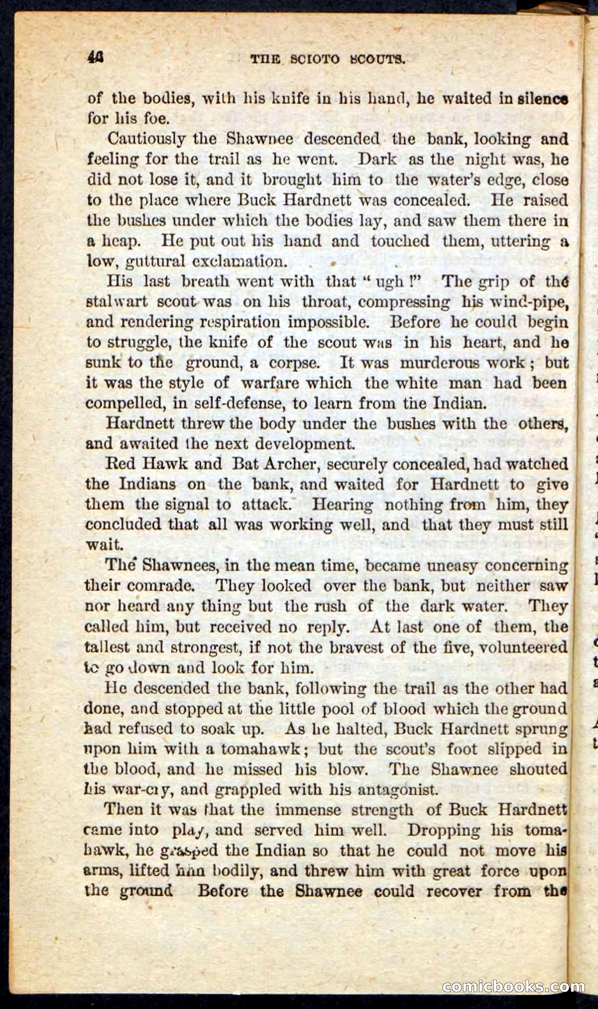 Beadle's Pocket Novels: The Scioto Scouts — page 42 of 100