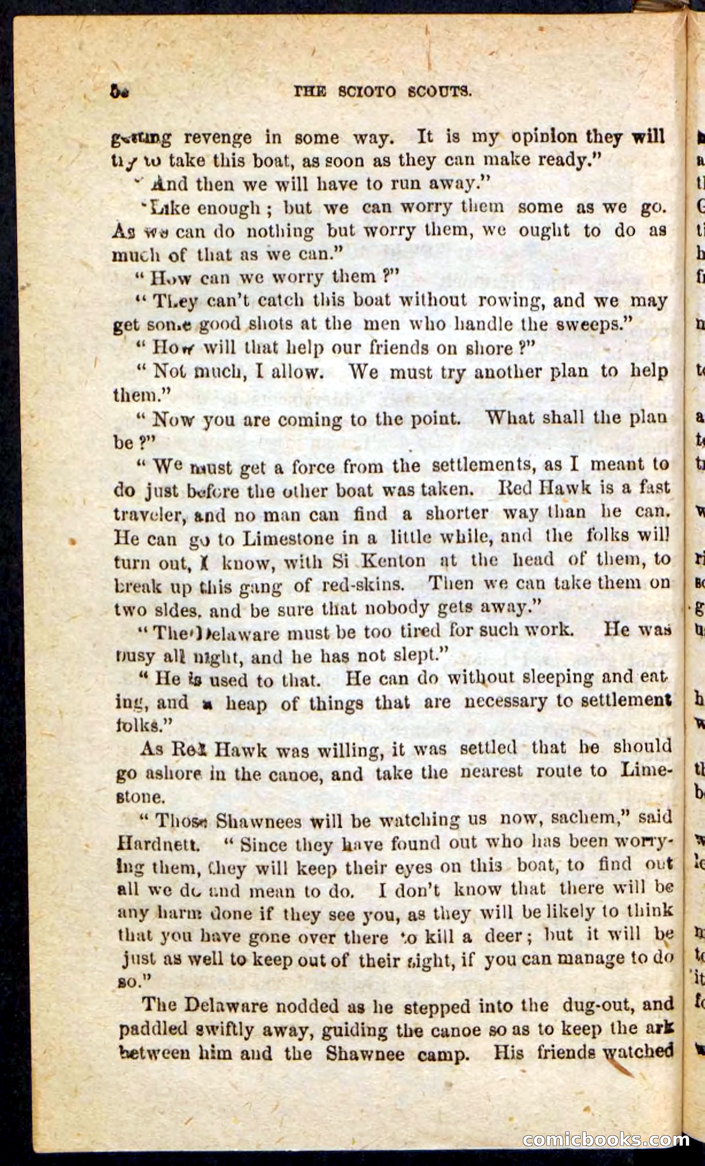 Beadle's Pocket Novels: The Scioto Scouts — page 52 of 100