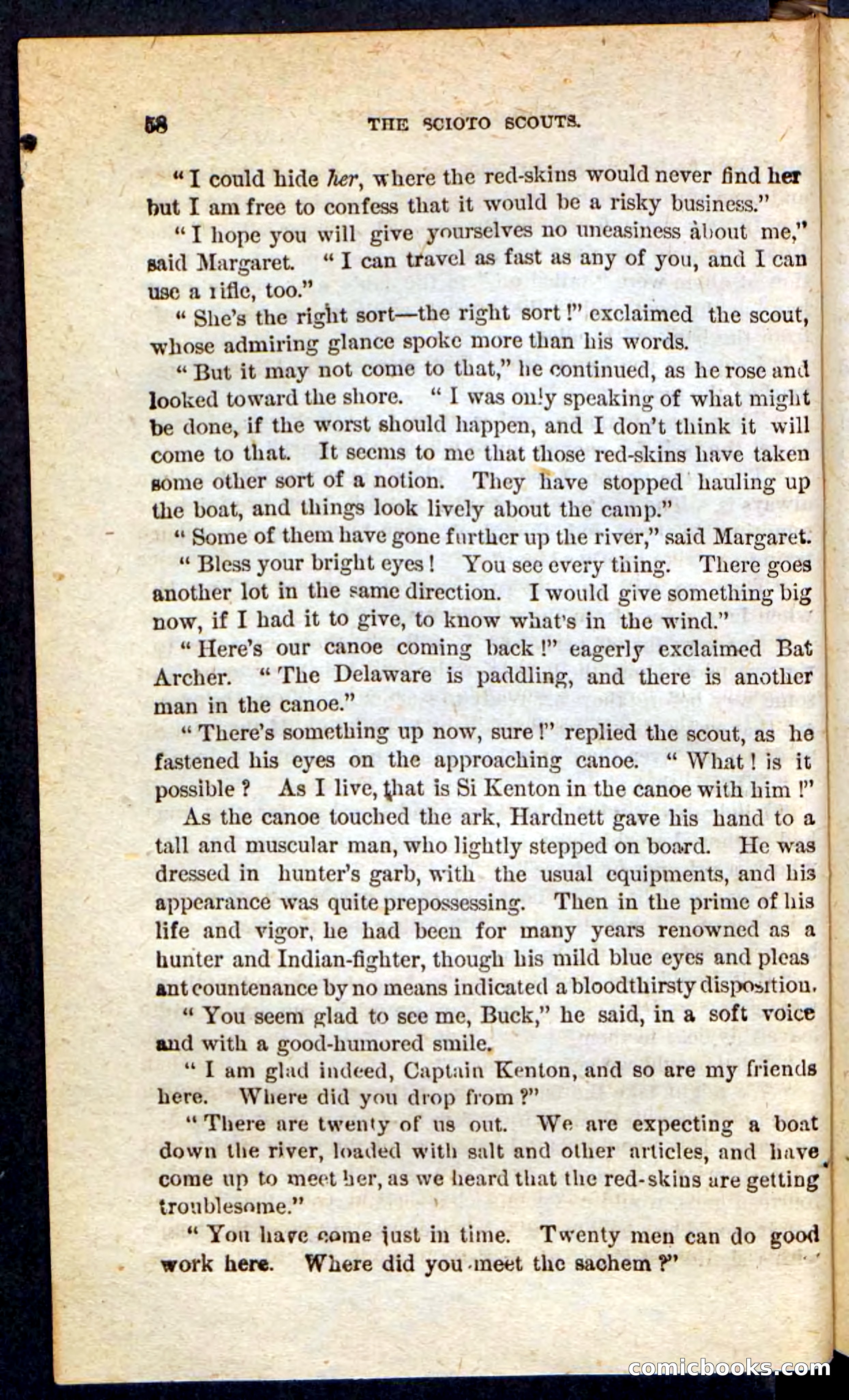 Beadle's Pocket Novels: The Scioto Scouts — page 54 of 100