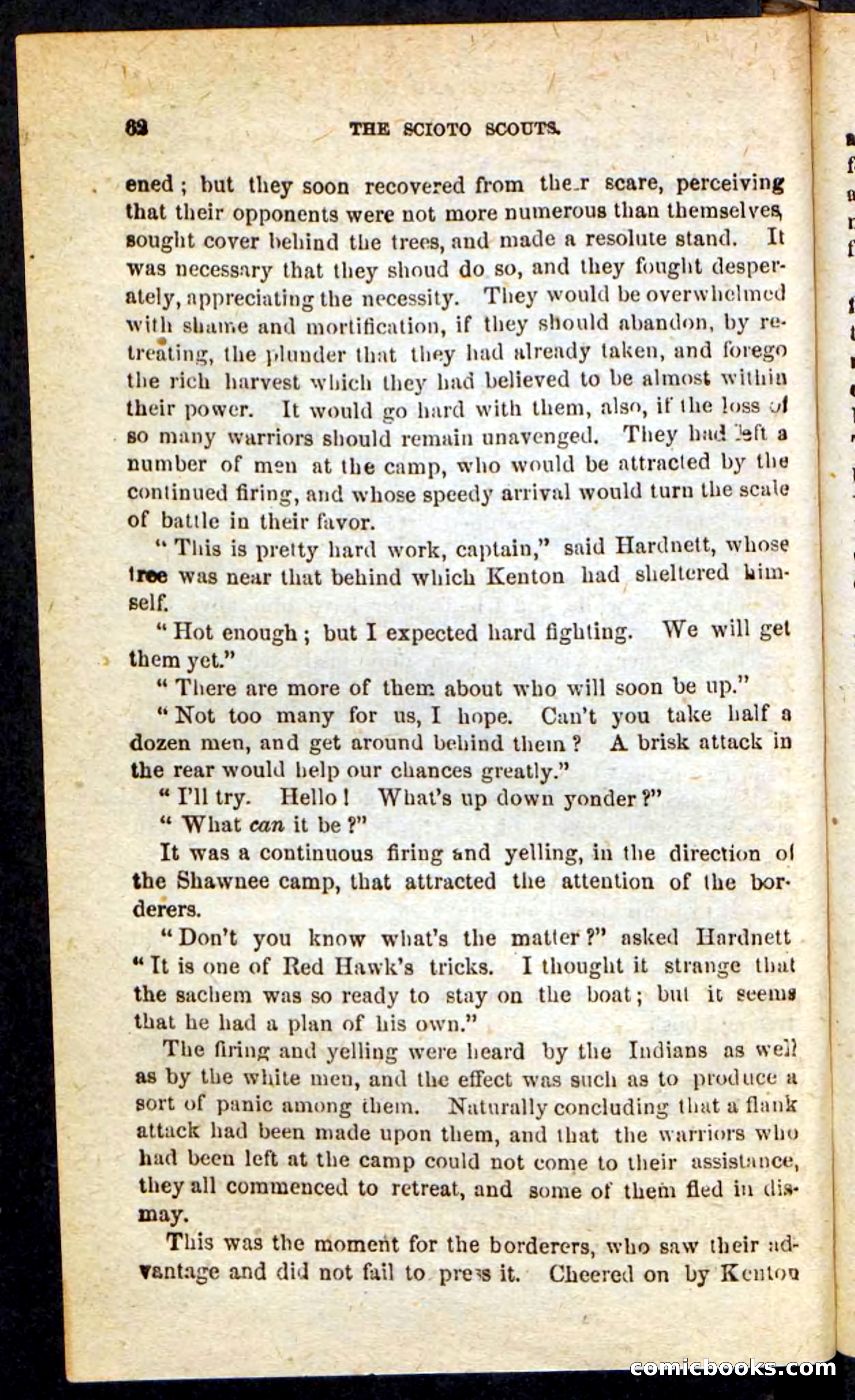 Beadle's Pocket Novels: The Scioto Scouts — page 58 of 100