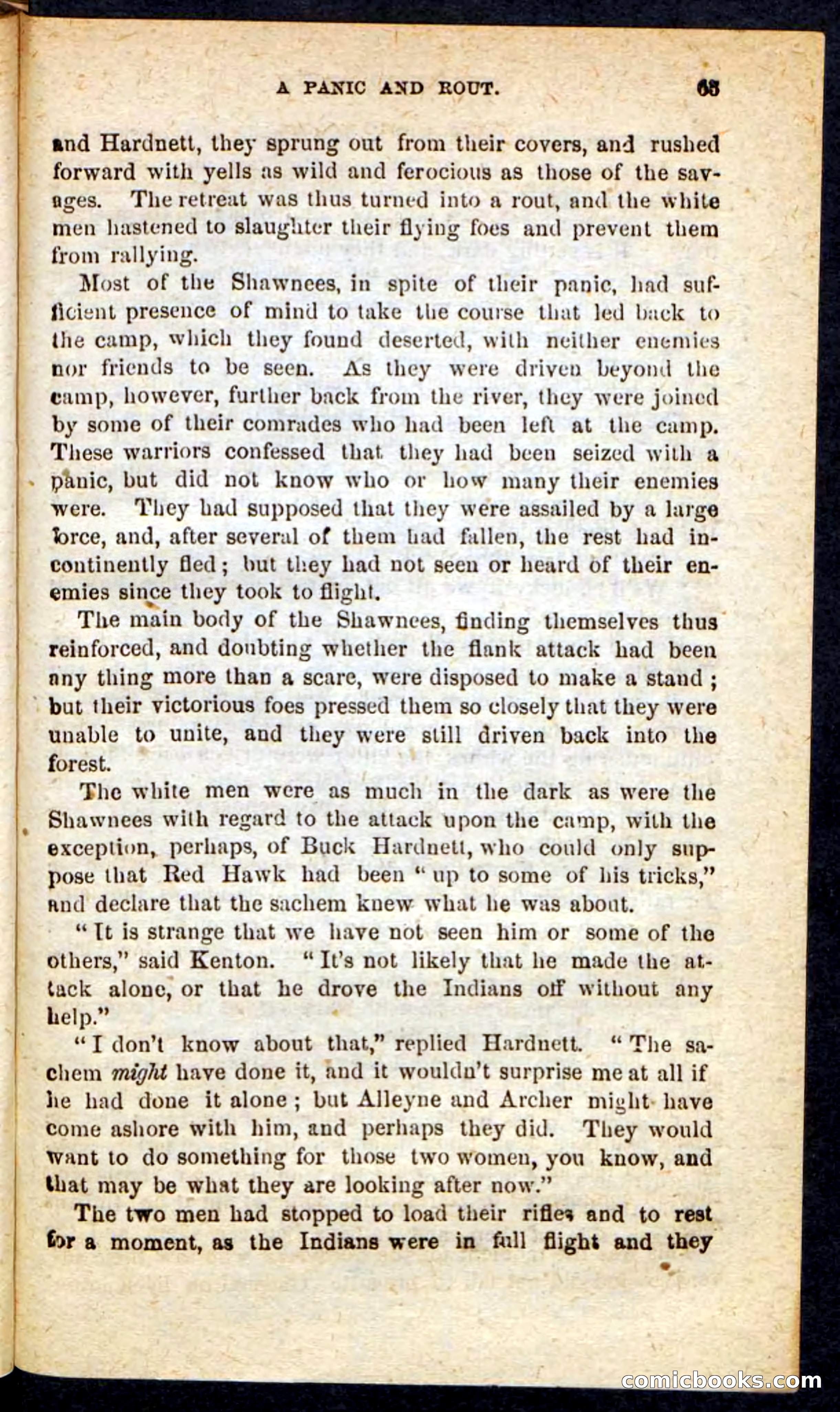 Beadle's Pocket Novels: The Scioto Scouts — page 59 of 100