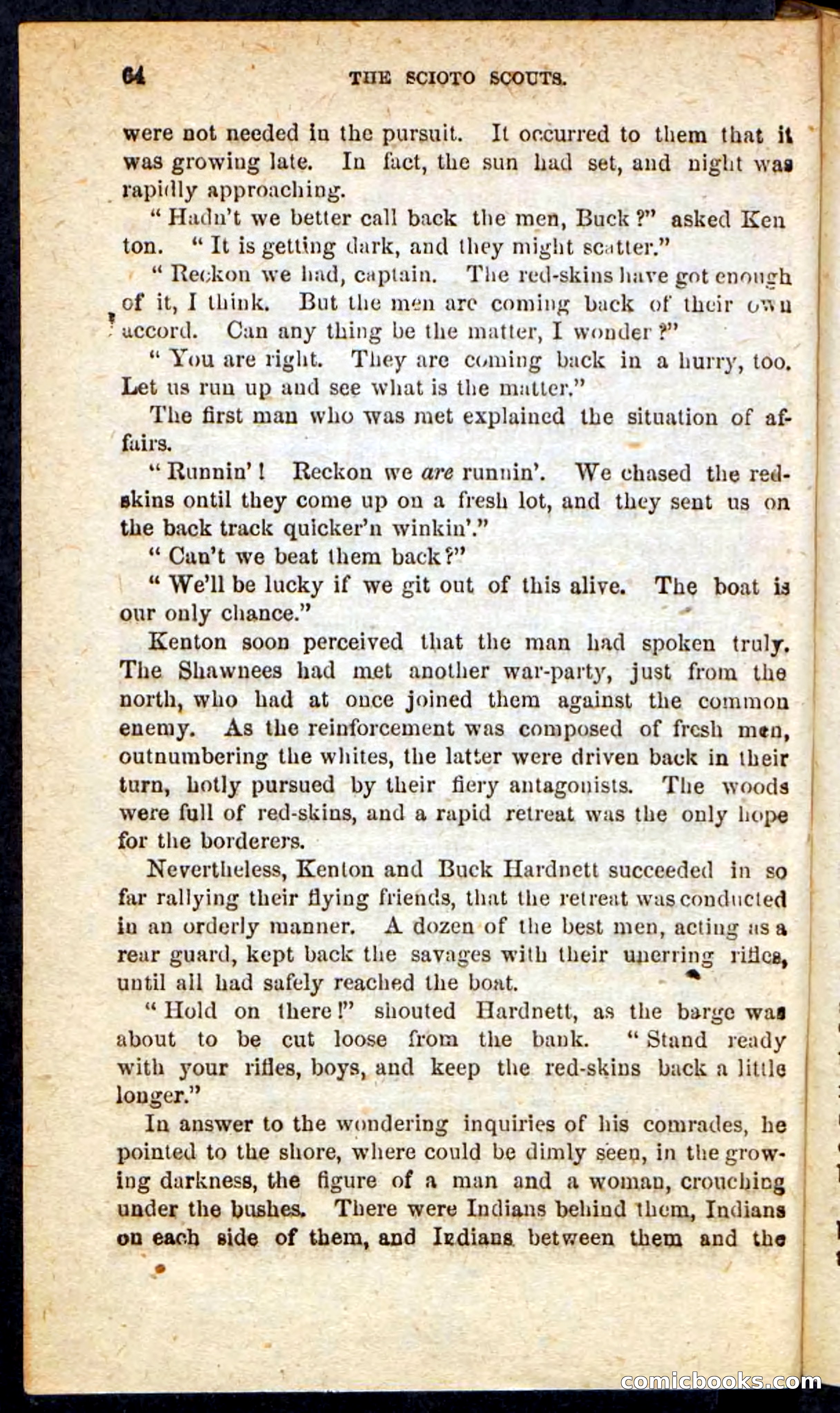 Beadle's Pocket Novels: The Scioto Scouts — page 60 of 100