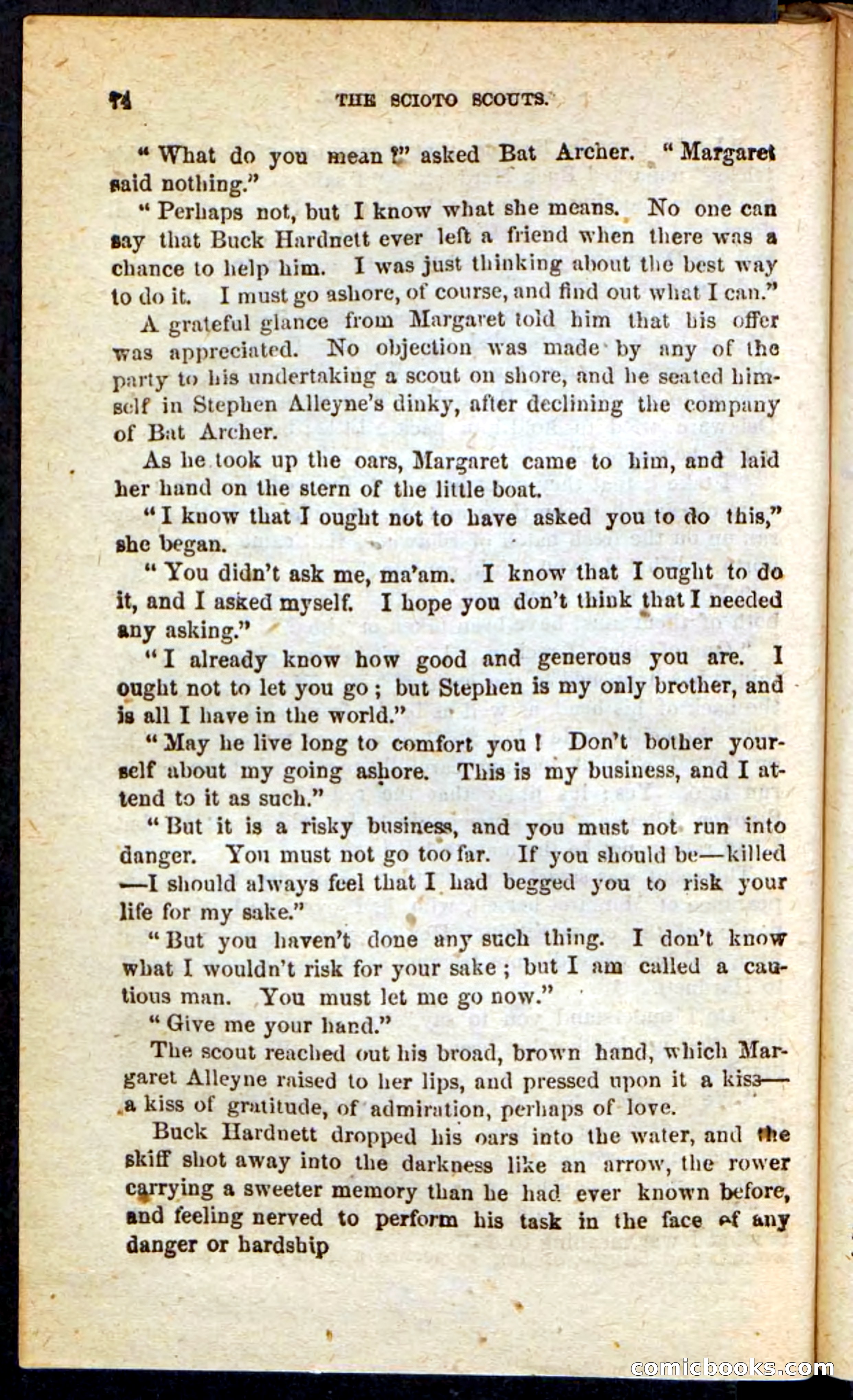 Beadle's Pocket Novels: The Scioto Scouts — page 70 of 100