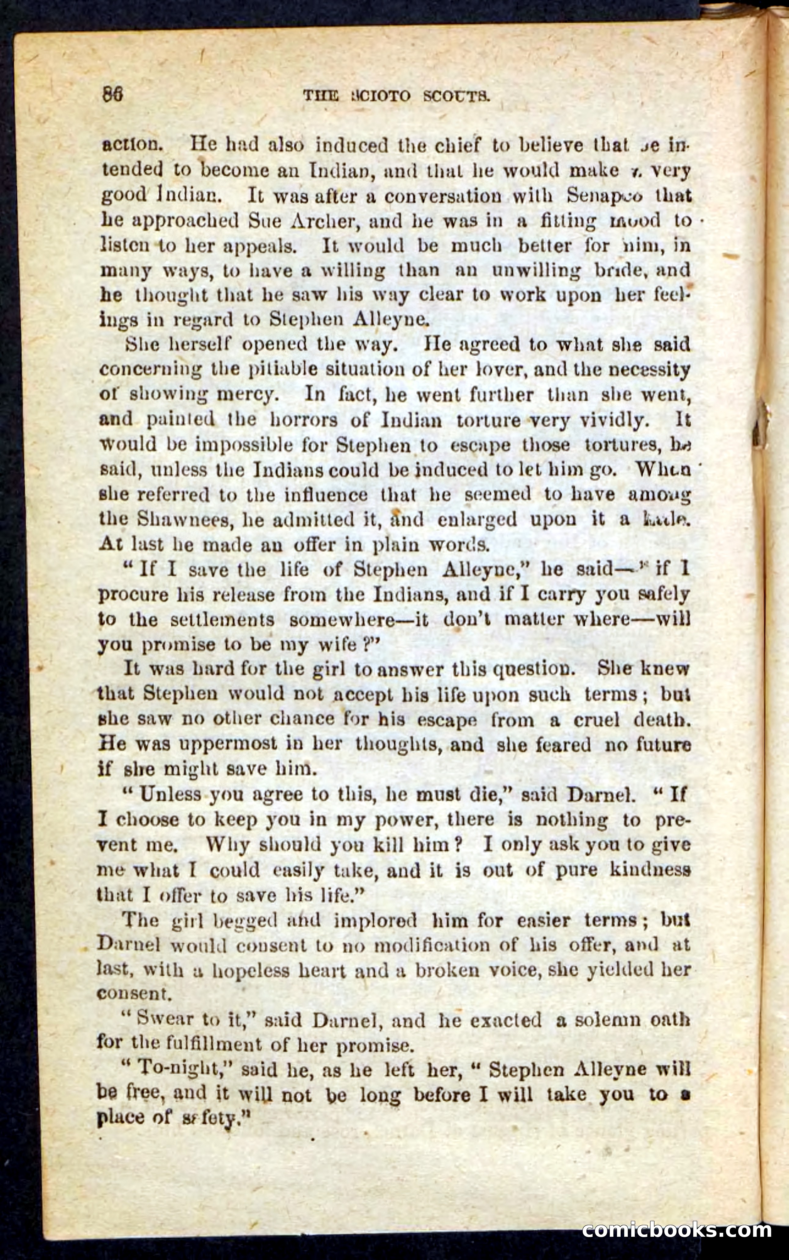 Beadle's Pocket Novels: The Scioto Scouts — page 82 of 100