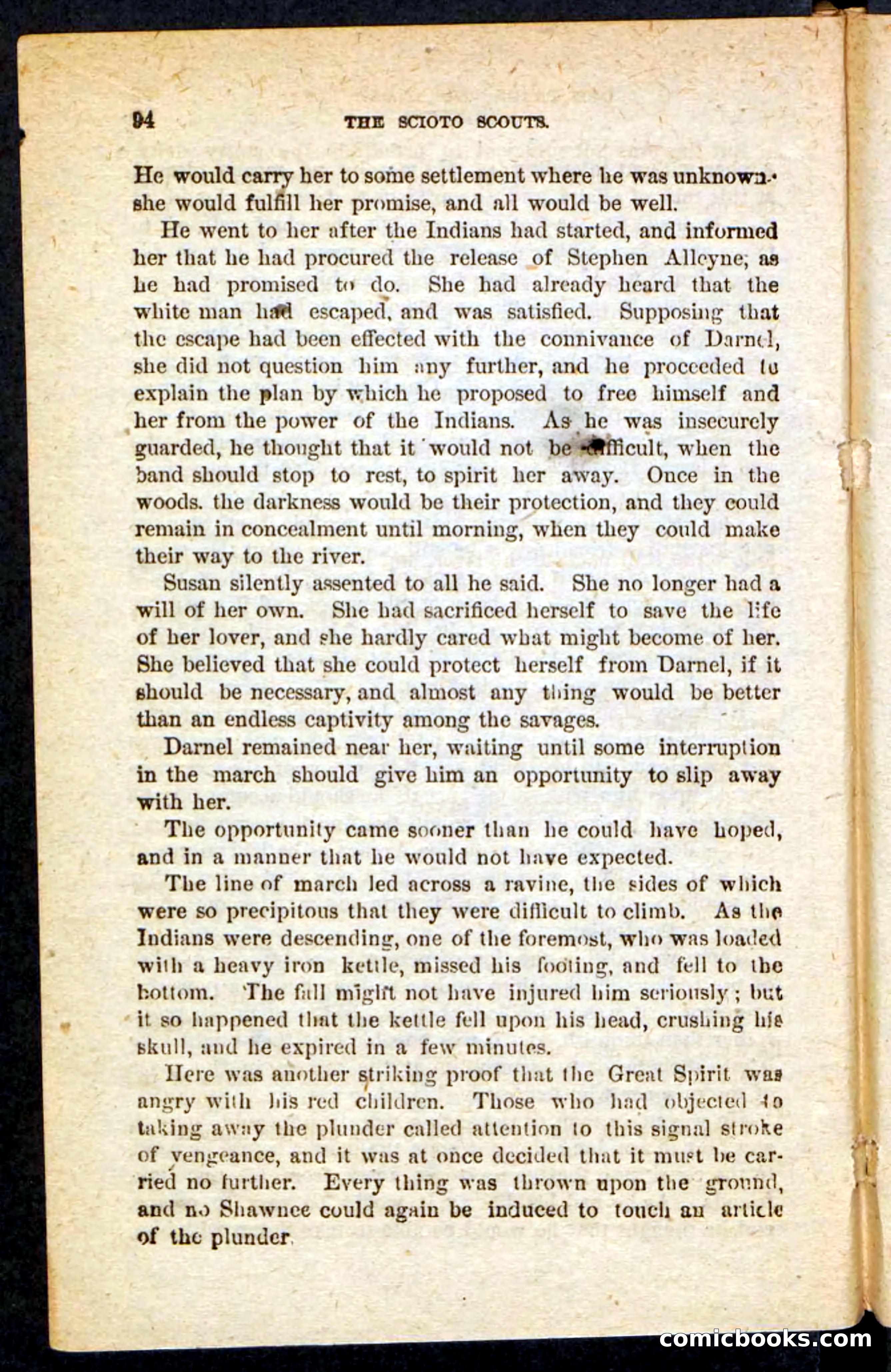 Beadle's Pocket Novels: The Scioto Scouts — page 90 of 100