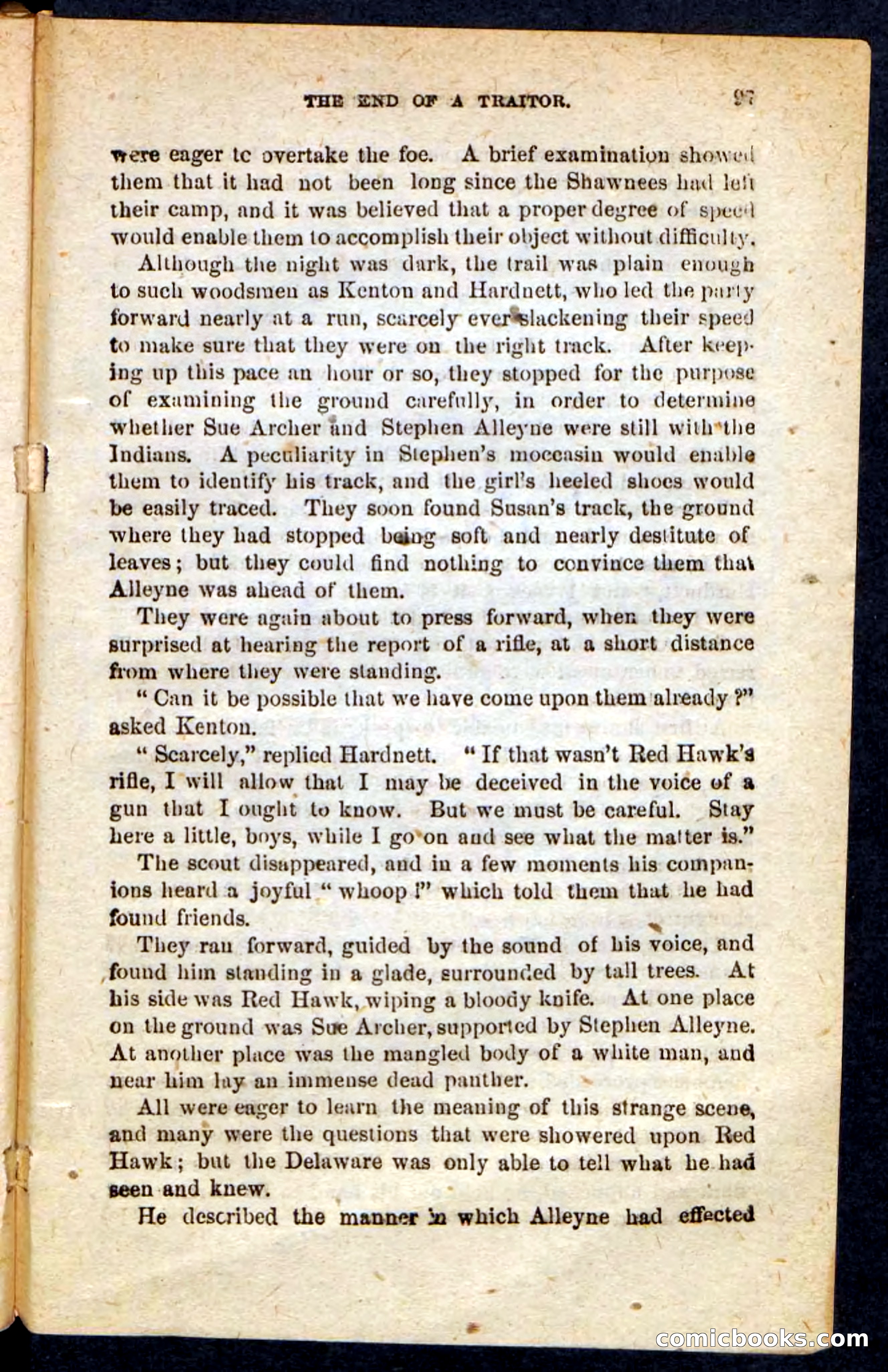Beadle's Pocket Novels: The Scioto Scouts — page 93 of 100
