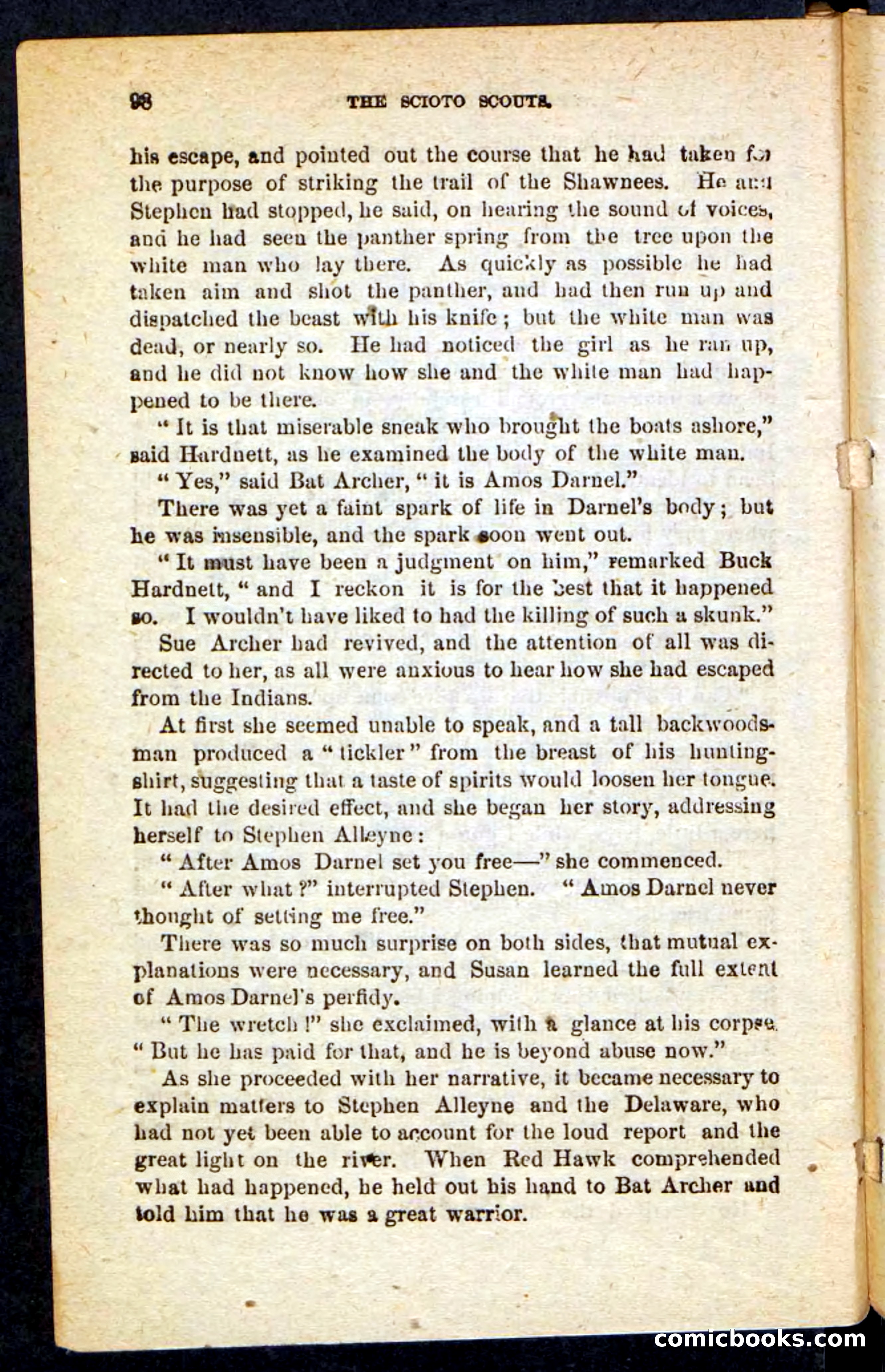 Beadle's Pocket Novels: The Scioto Scouts — page 94 of 100