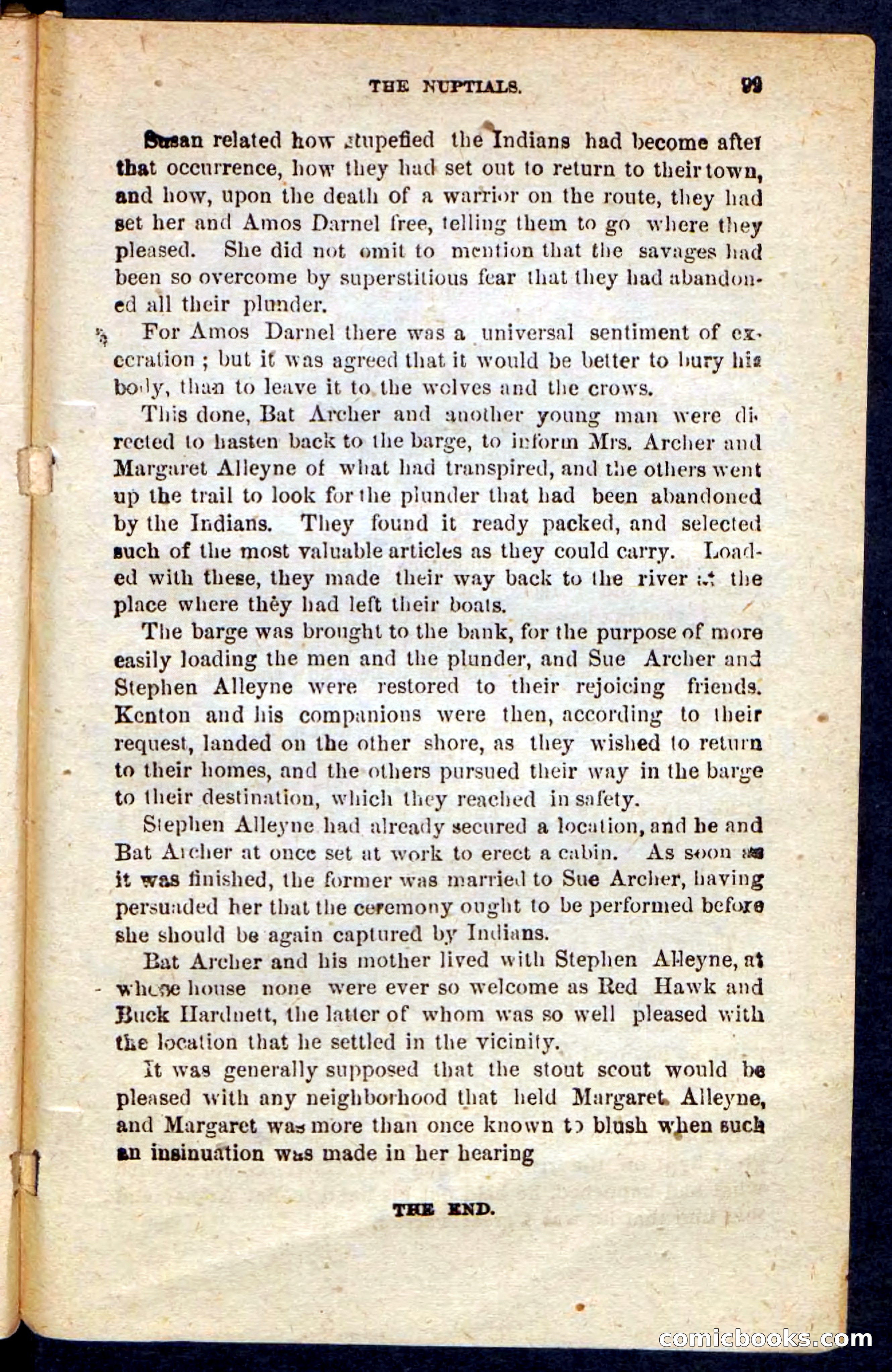 Beadle's Pocket Novels: The Scioto Scouts — page 95 of 100