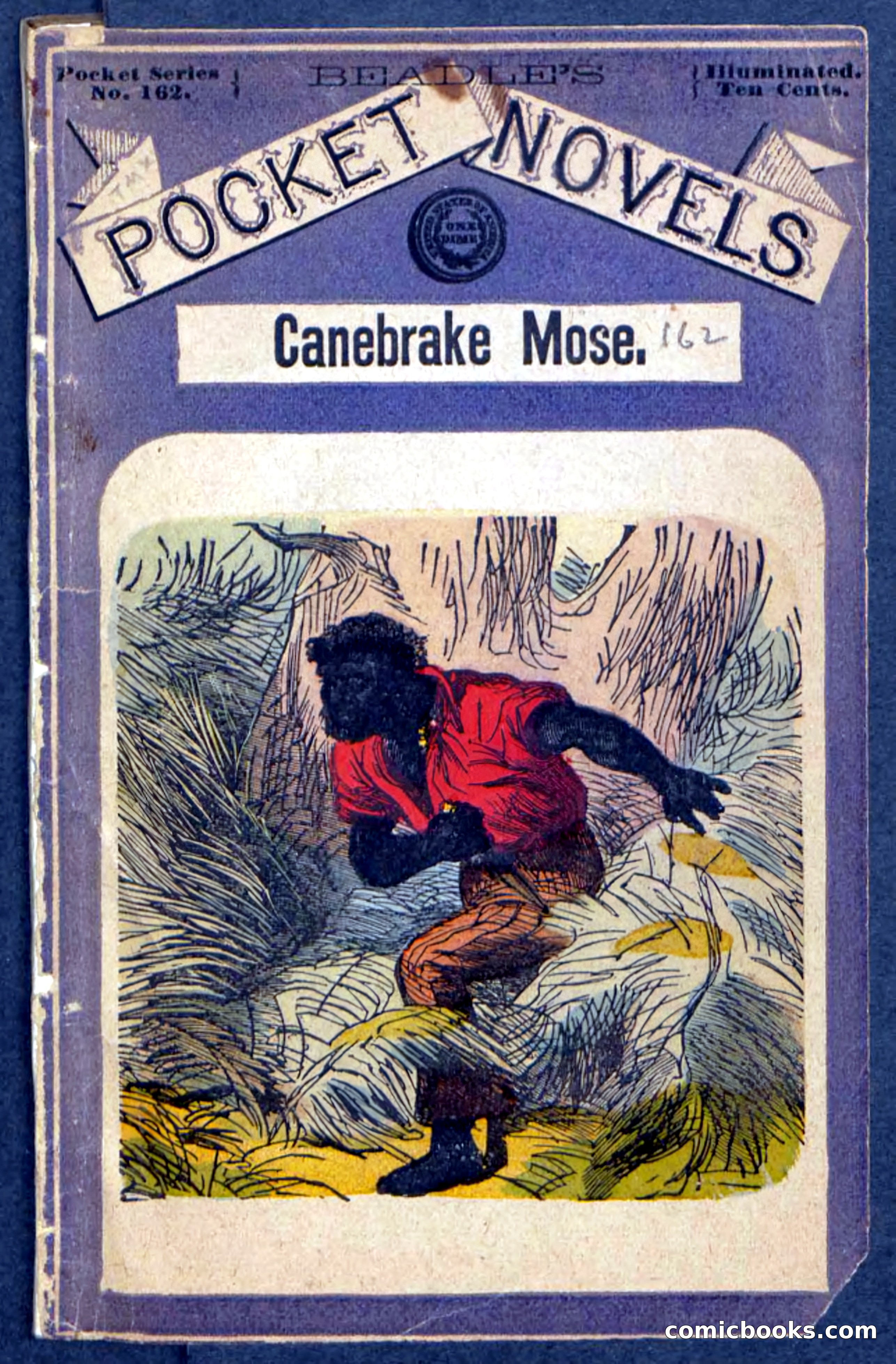 Beadle's Pocket Novels No. 162: Canebrake Mose — page 1 of 100