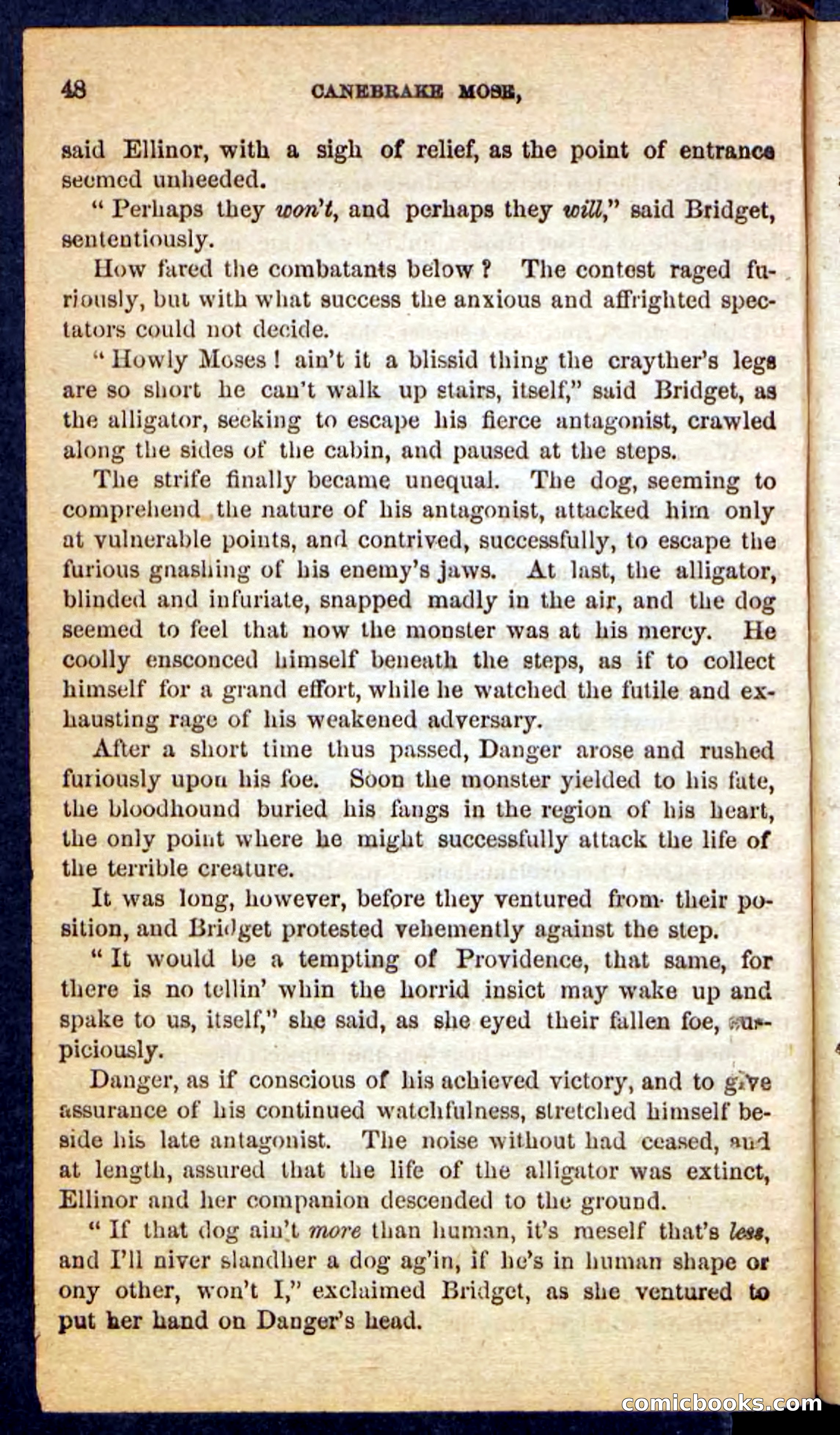 Beadle's Pocket Novels No. 162: Canebrake Mose — page 44 of 100