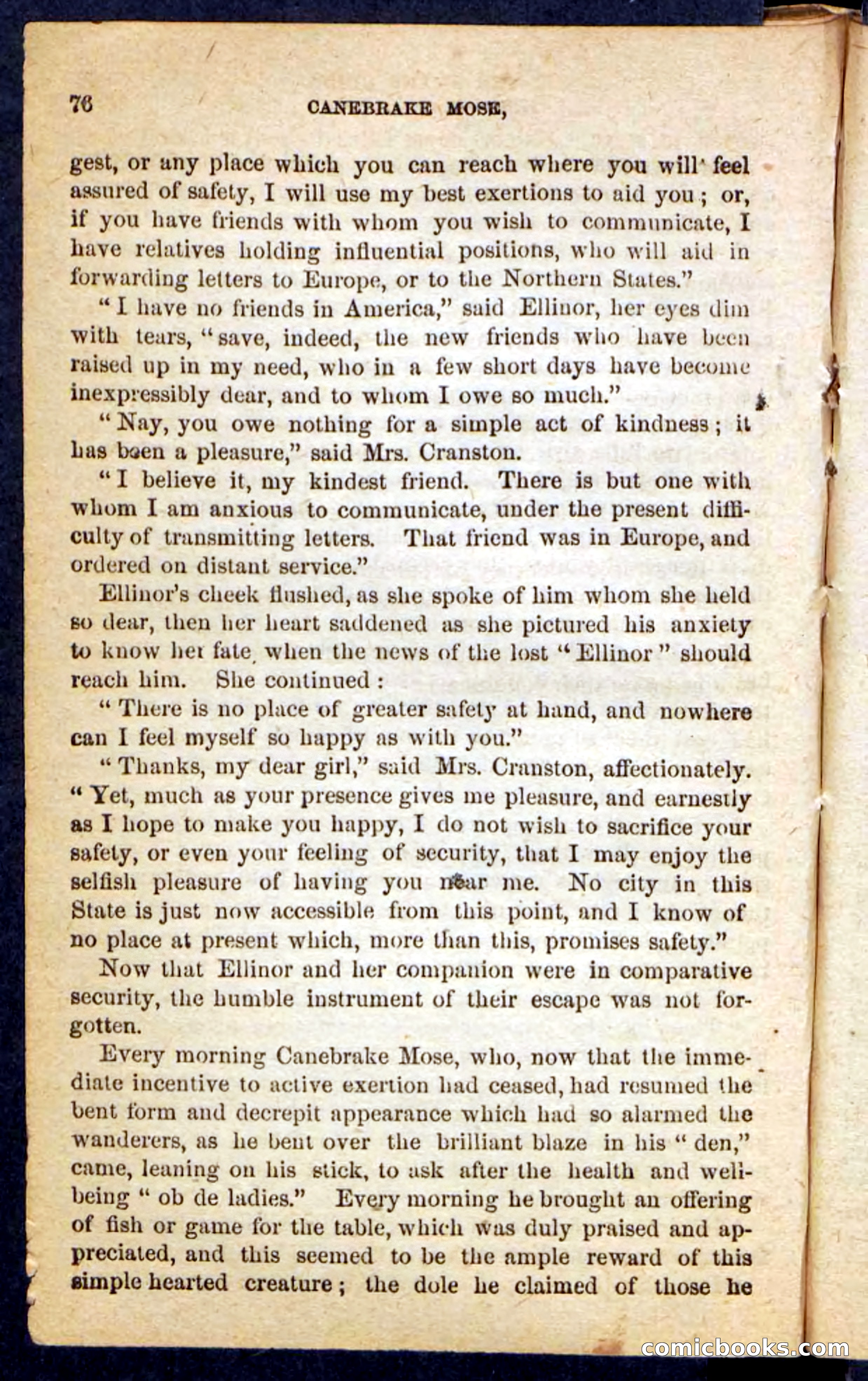 Beadle's Pocket Novels No. 162: Canebrake Mose — page 72 of 100
