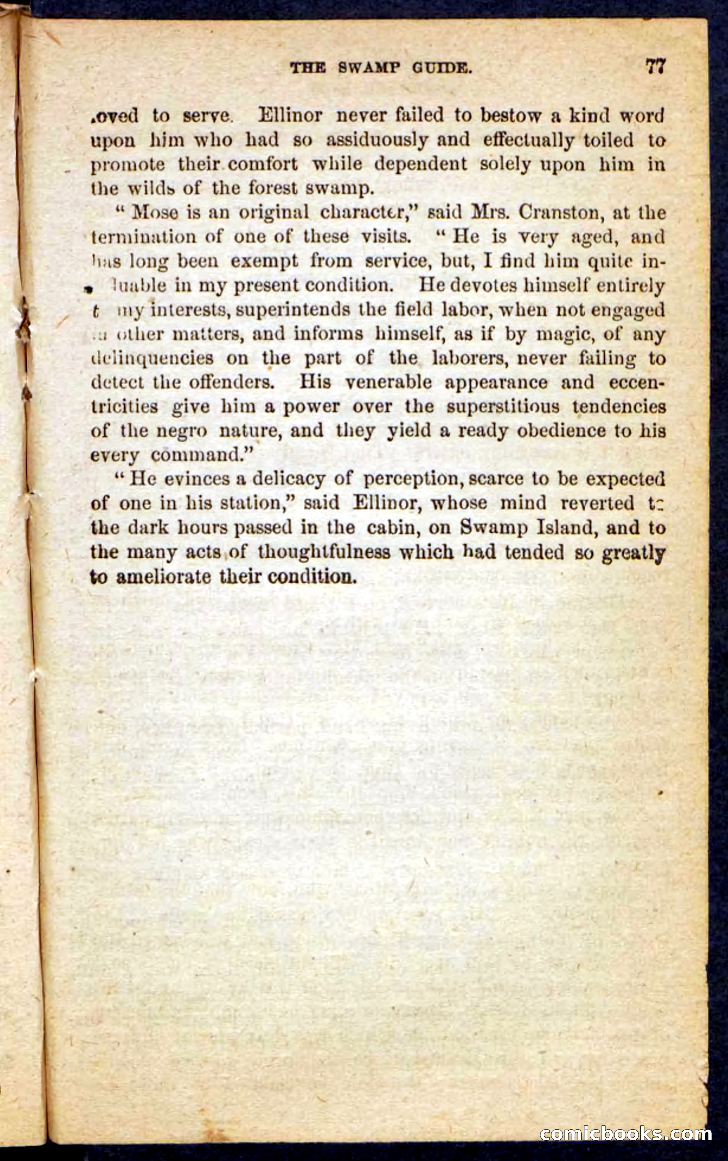 Beadle's Pocket Novels No. 162: Canebrake Mose — page 73 of 100
