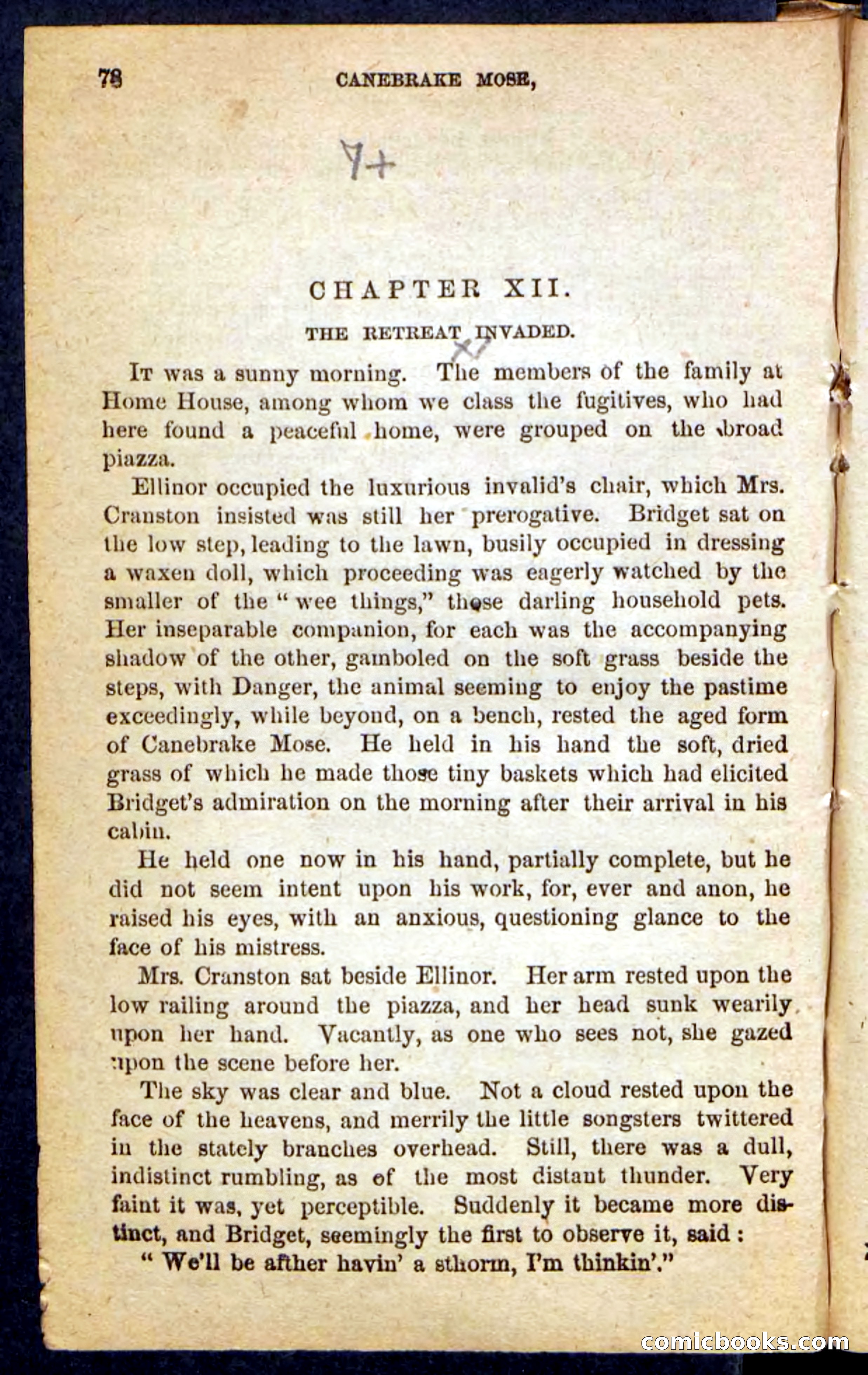 Beadle's Pocket Novels No. 162: Canebrake Mose — page 74 of 100