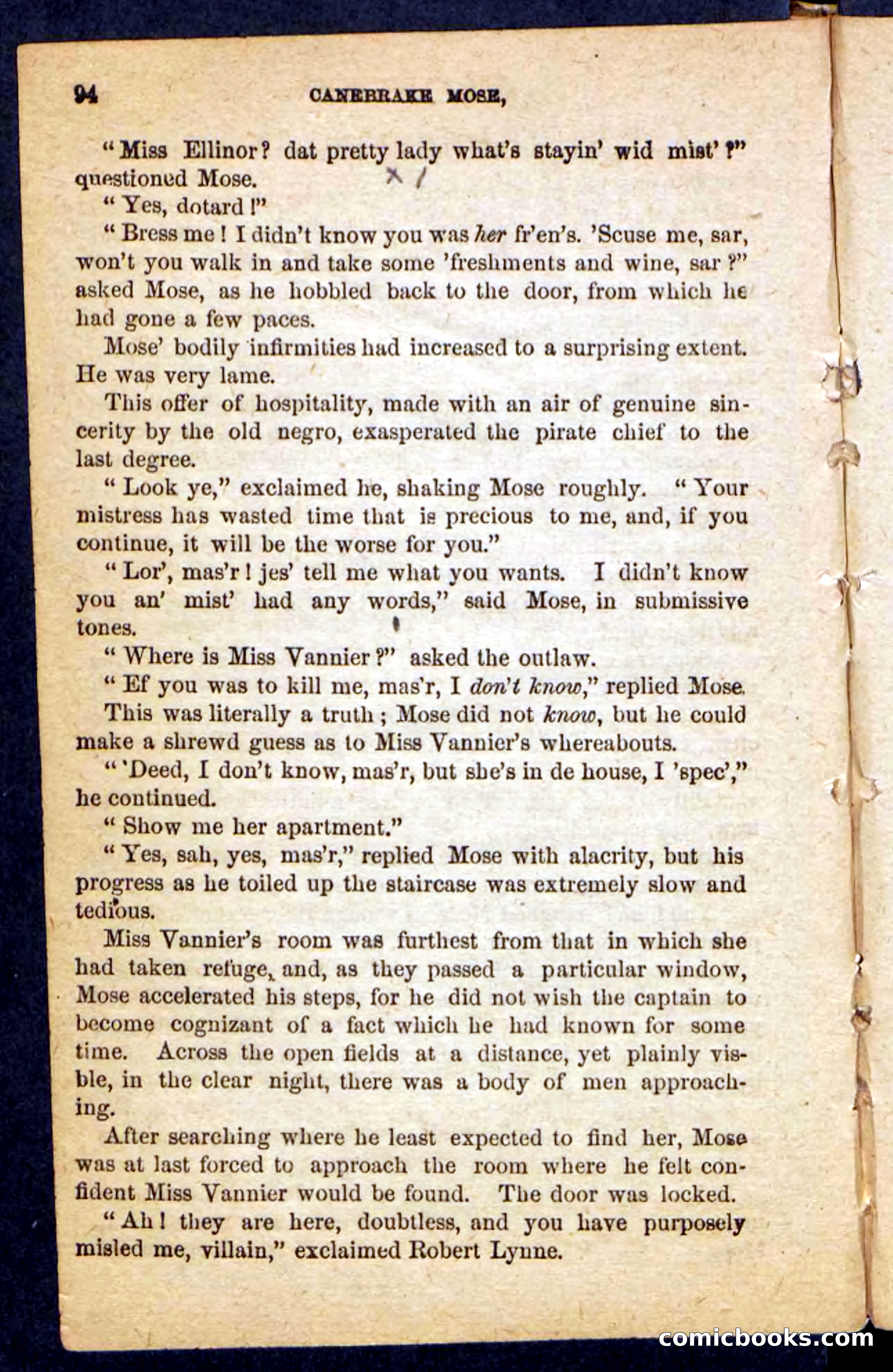 Beadle's Pocket Novels No. 162: Canebrake Mose — page 90 of 100