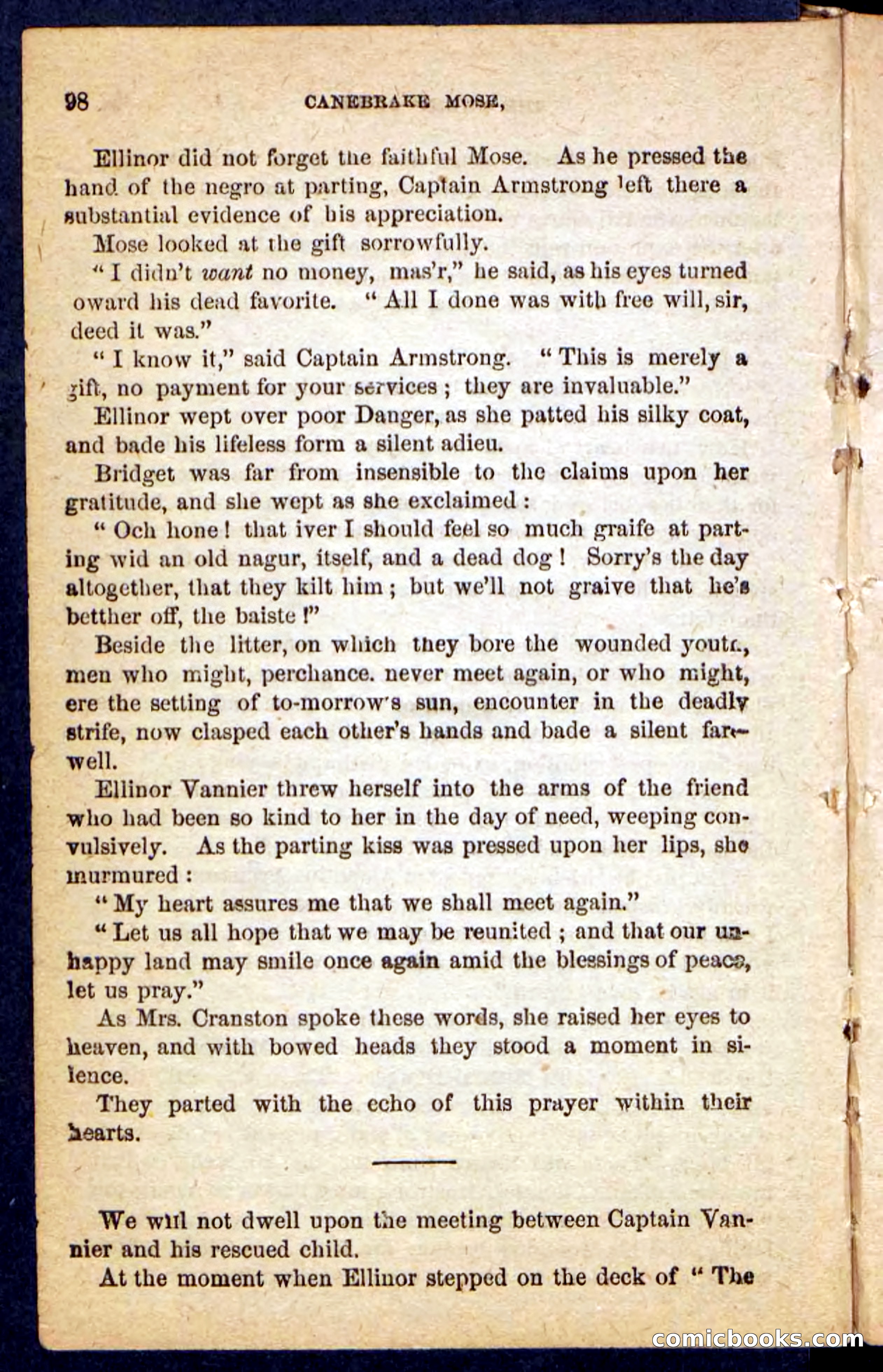 Beadle's Pocket Novels No. 162: Canebrake Mose — page 94 of 100