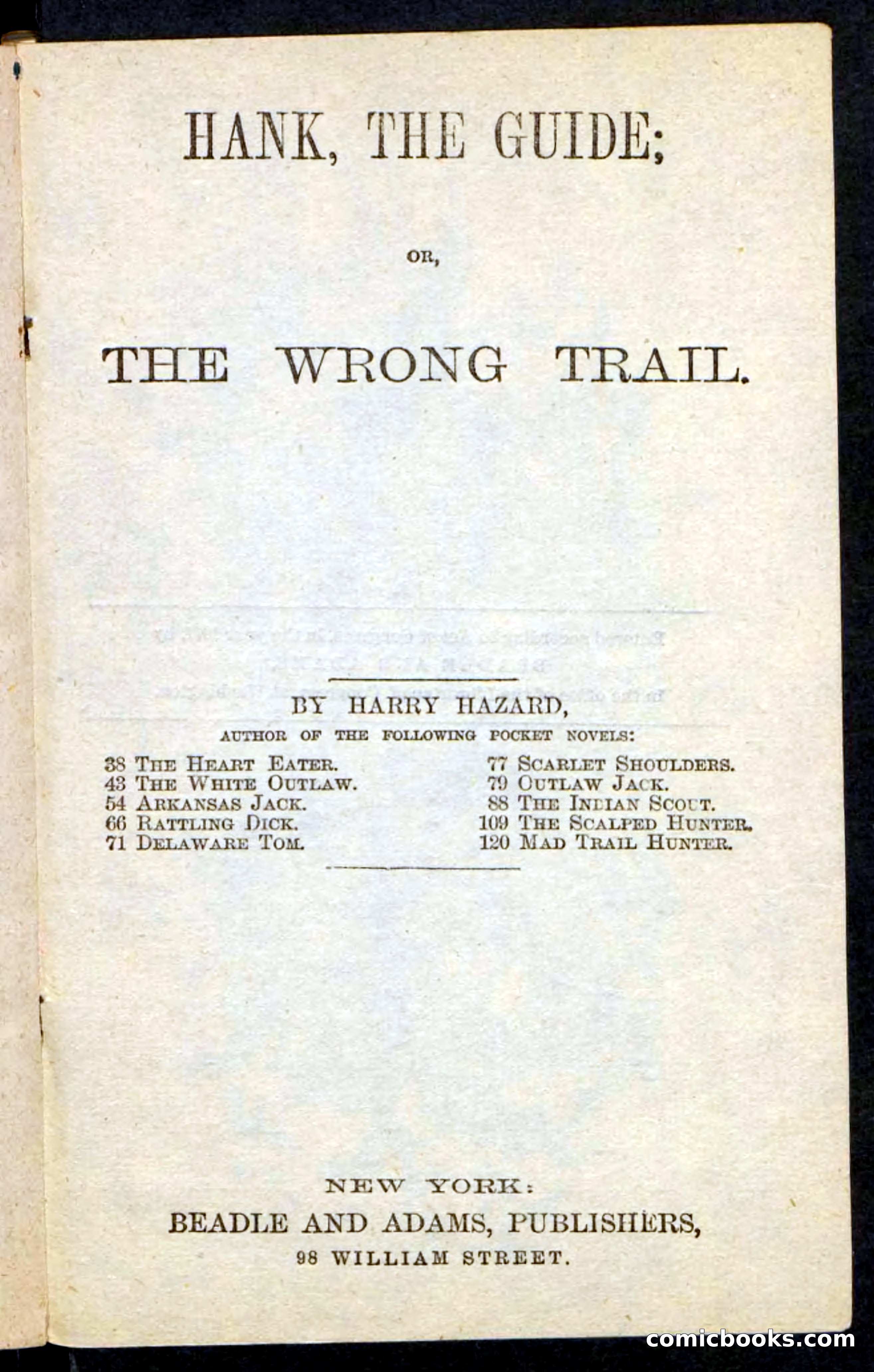Beadle's Pocket Novels No. 163 — page 3 of 100