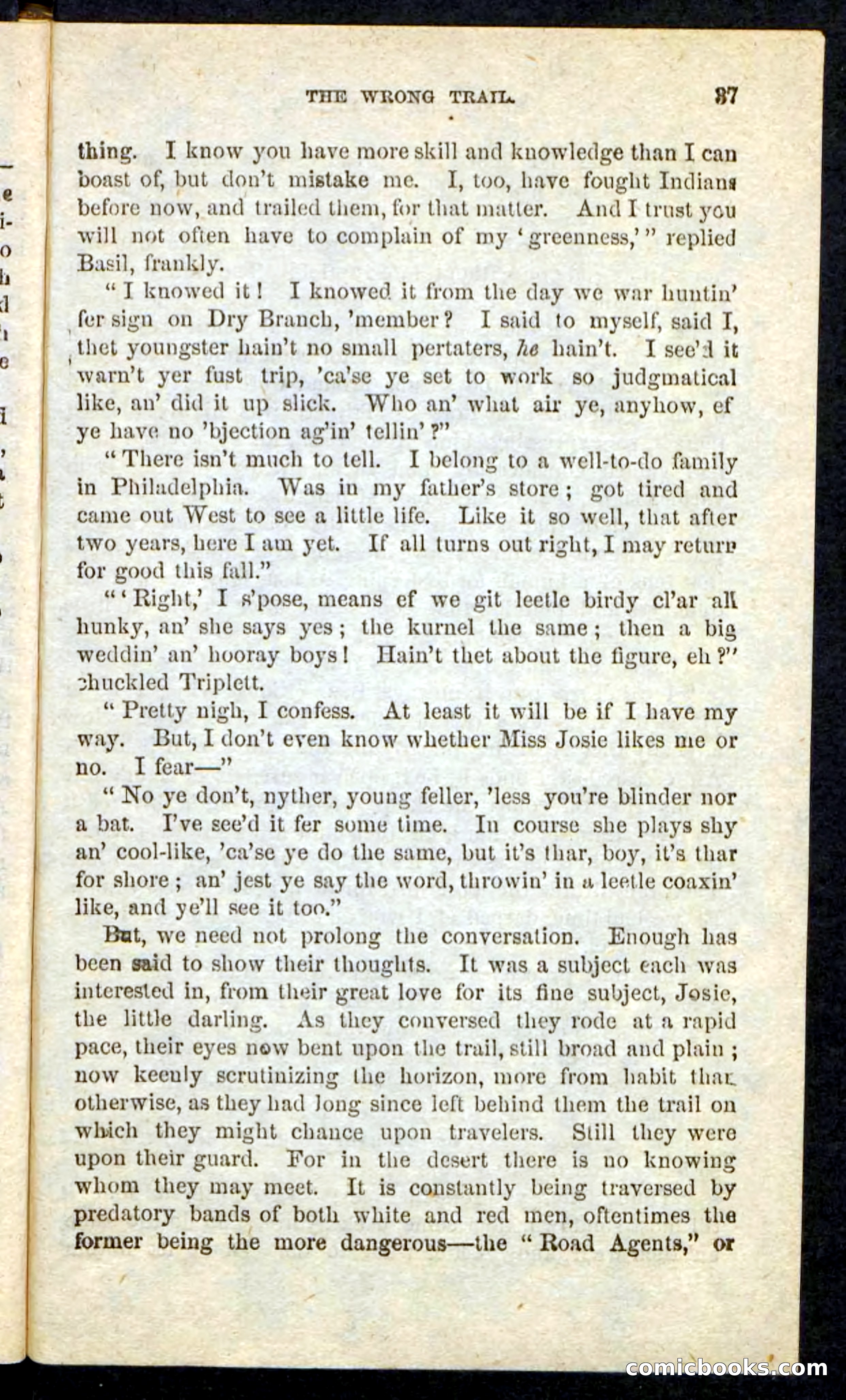 Beadle's Pocket Novels No. 163 — page 33 of 100