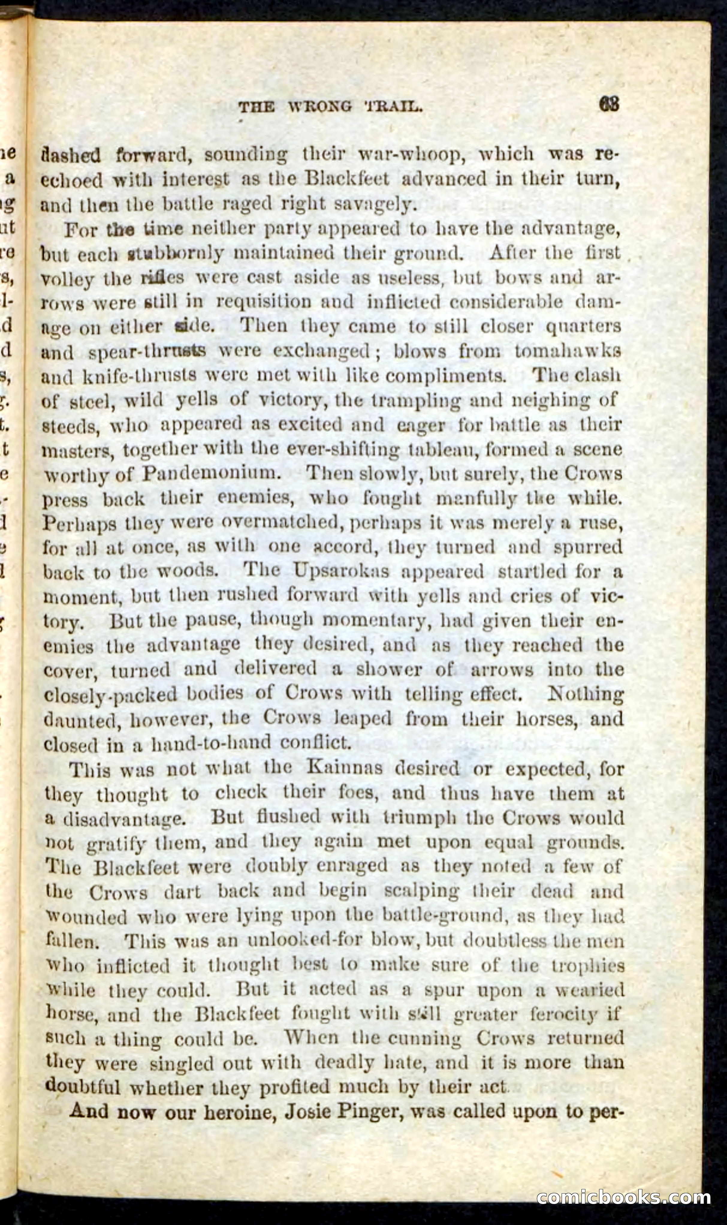 Beadle's Pocket Novels No. 163 — page 59 of 100