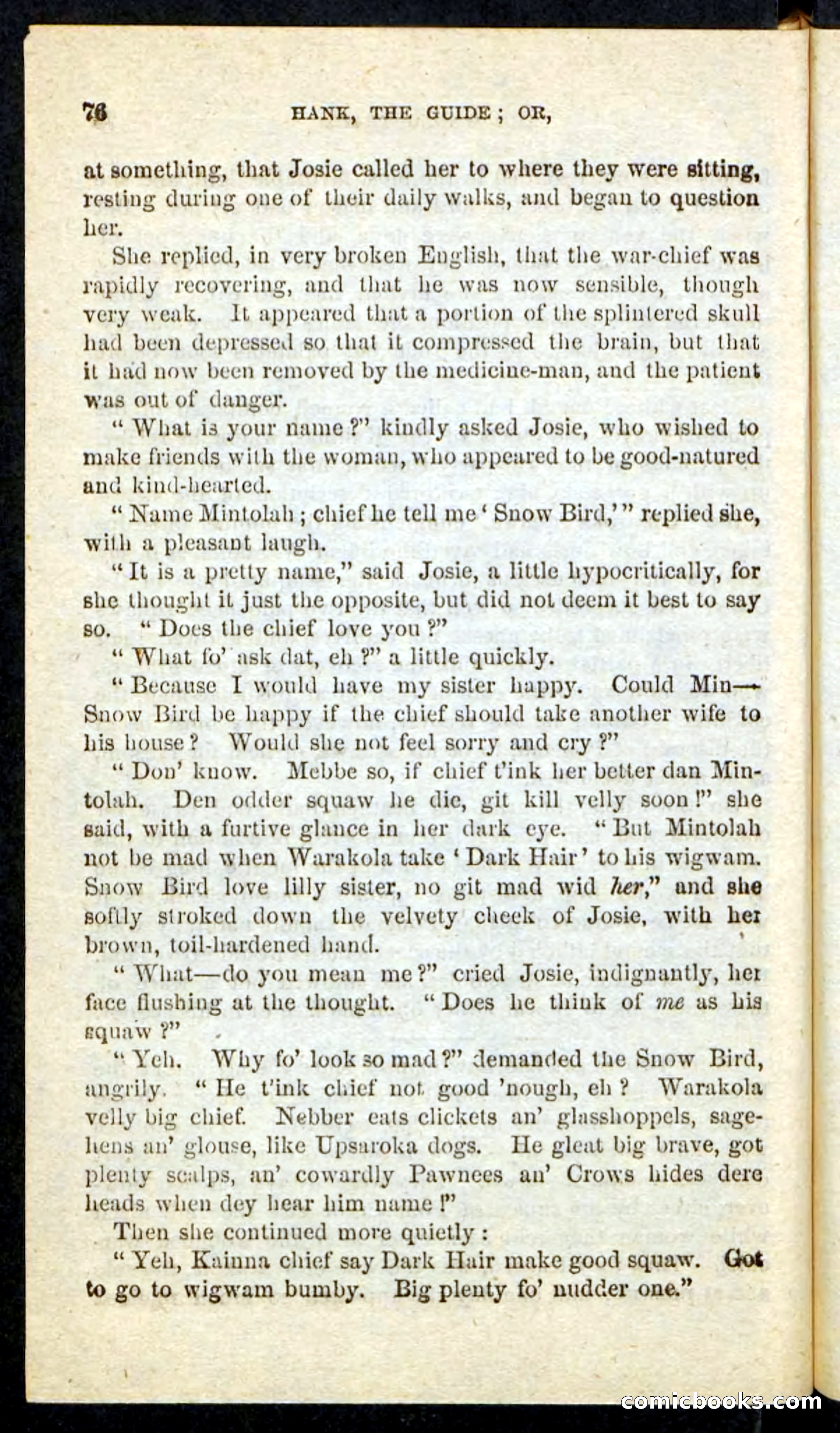 Beadle's Pocket Novels No. 163 — page 72 of 100