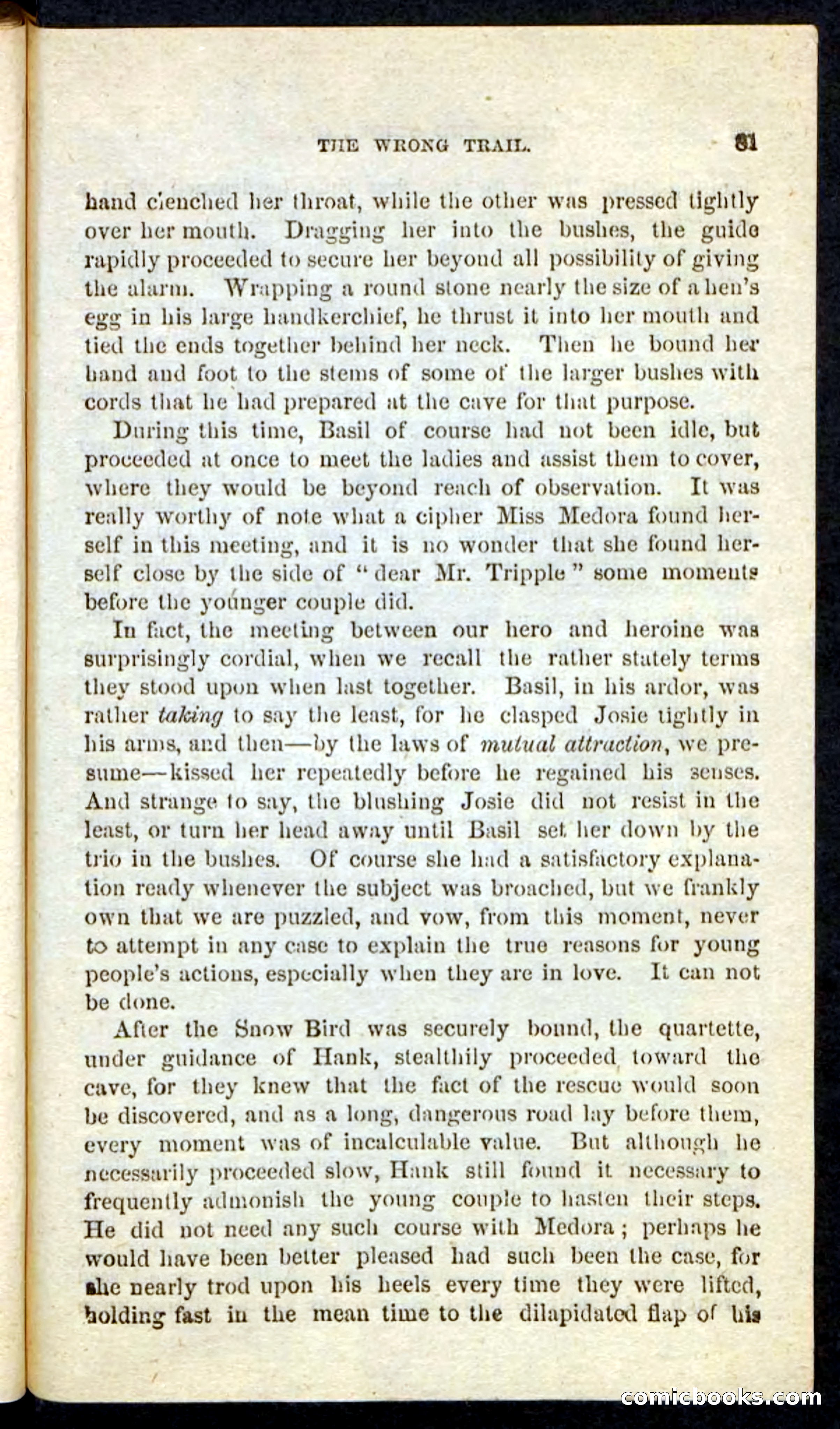 Beadle's Pocket Novels No. 163 — page 77 of 100