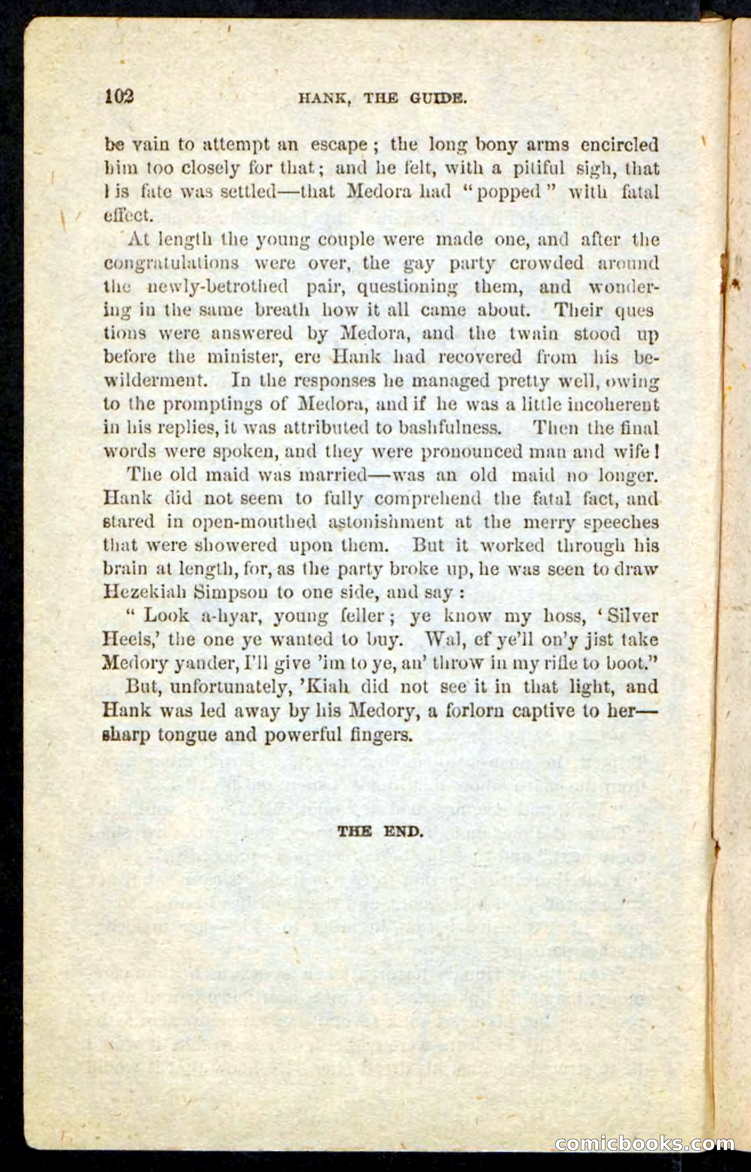 Beadle's Pocket Novels No. 163 — page 98 of 100