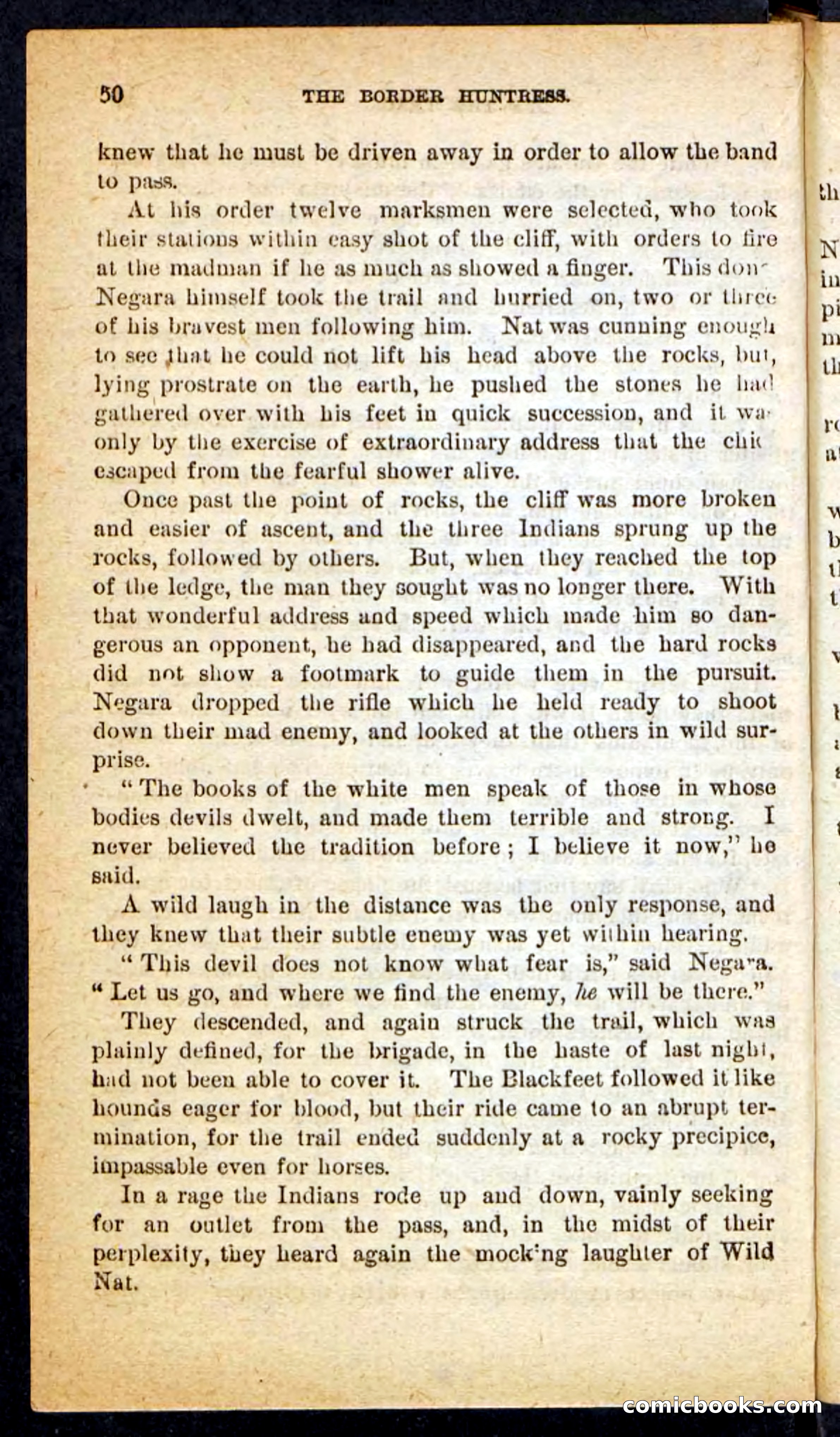 Beadle's Pocket Novels No. 165: Wild Nat, the Gulch Terror — page 46 of 100