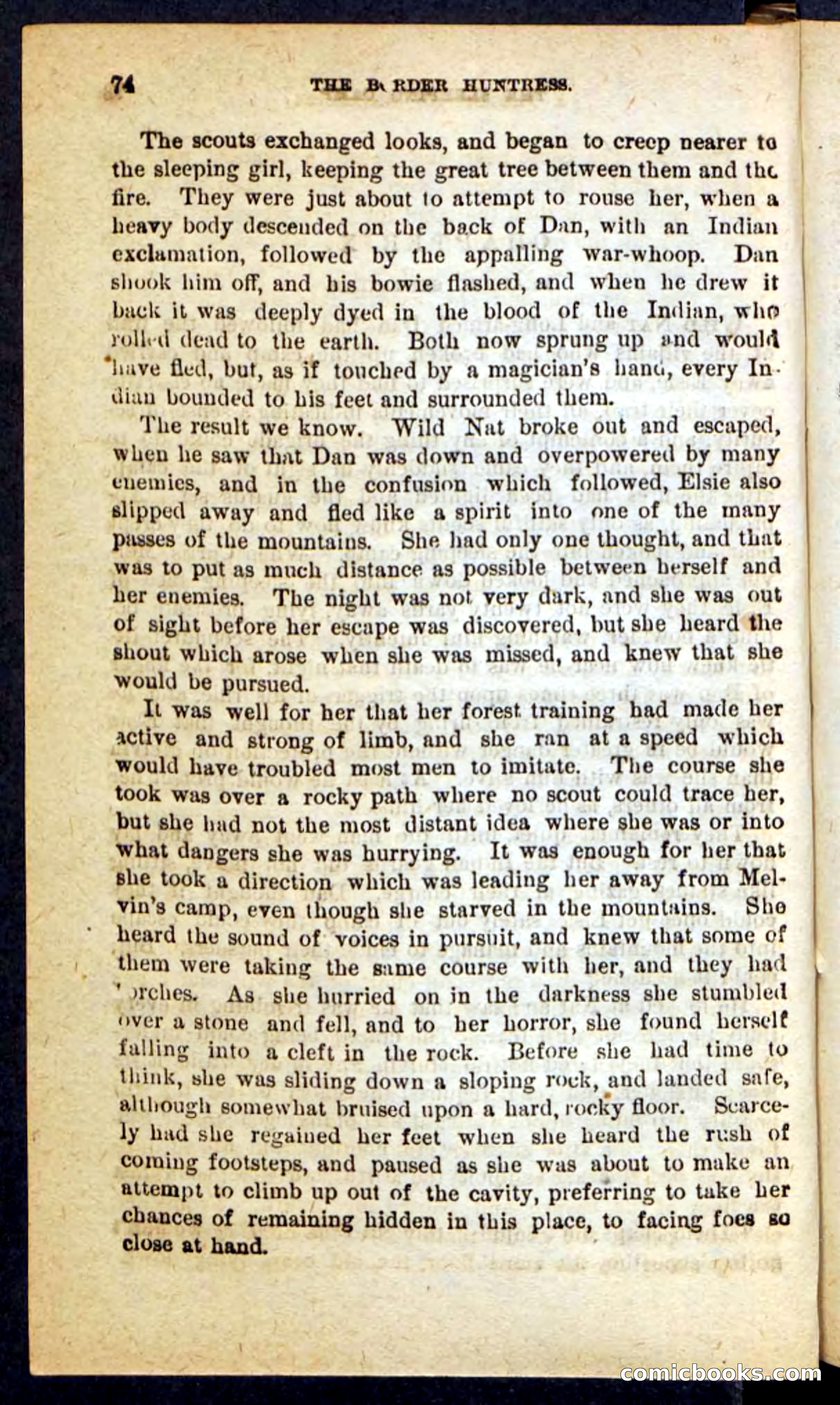 Beadle's Pocket Novels No. 165: Wild Nat, the Gulch Terror — page 70 of 100