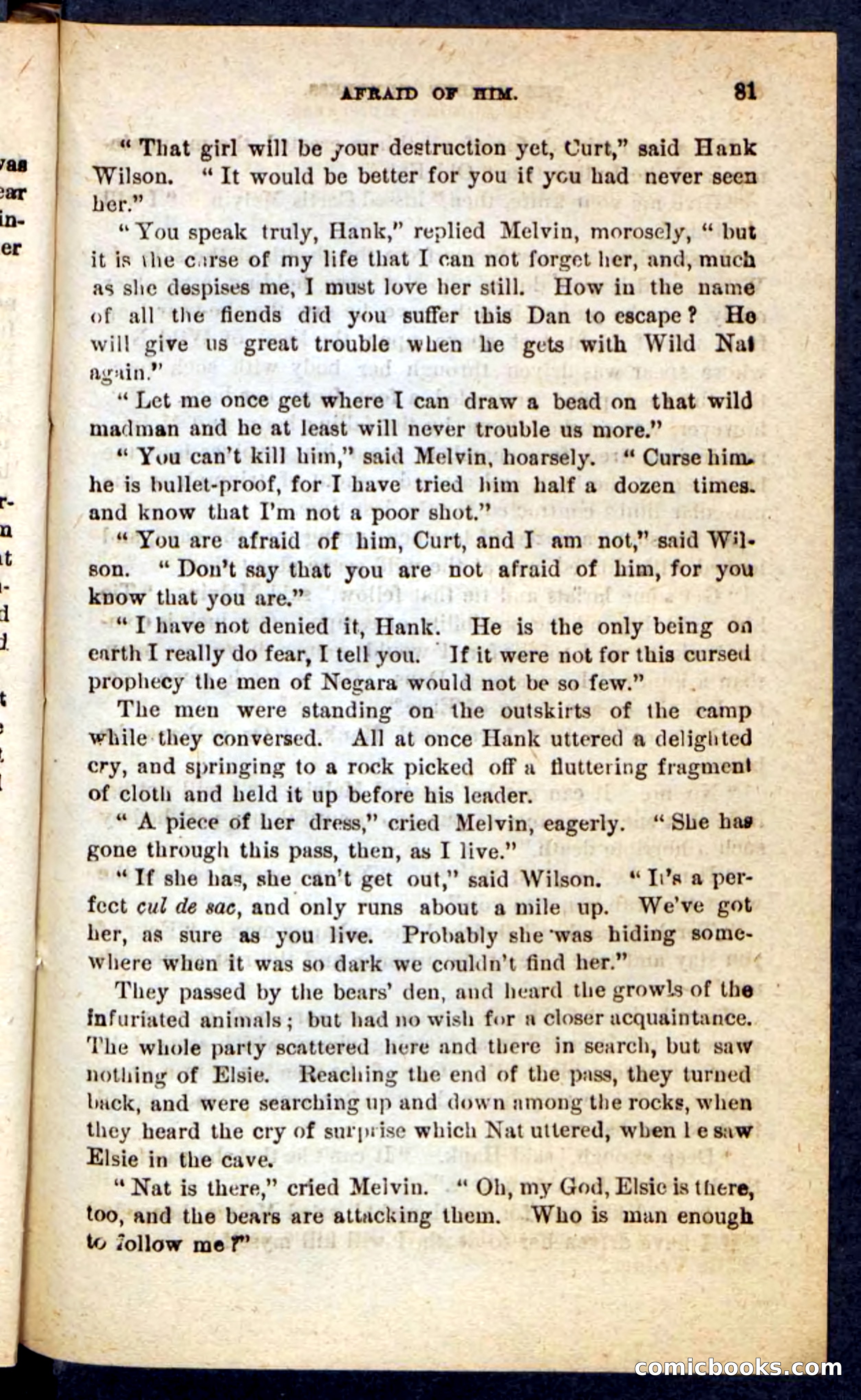 Beadle's Pocket Novels No. 165: Wild Nat, the Gulch Terror — page 77 of 100