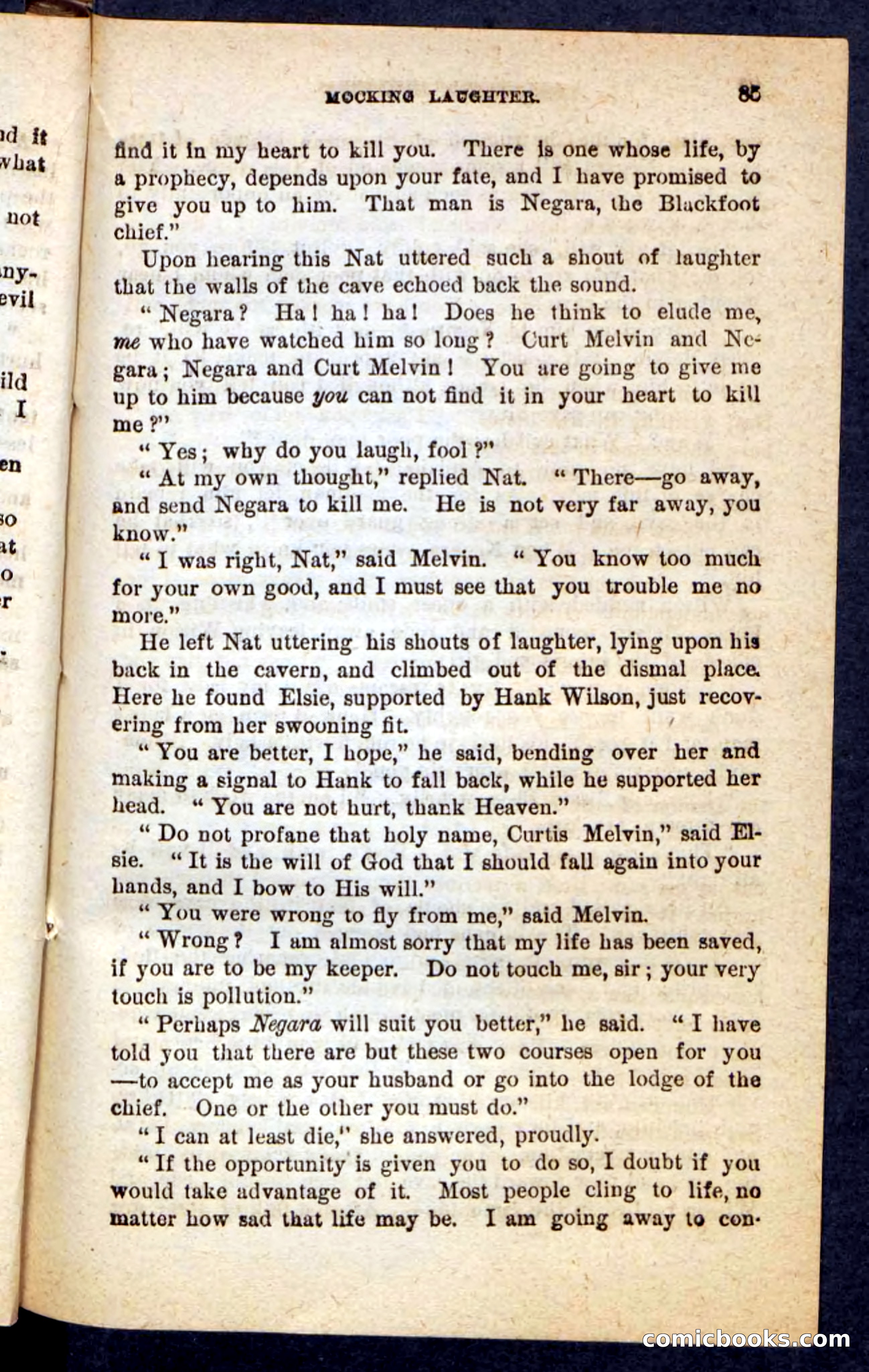 Beadle's Pocket Novels No. 165: Wild Nat, the Gulch Terror — page 81 of 100
