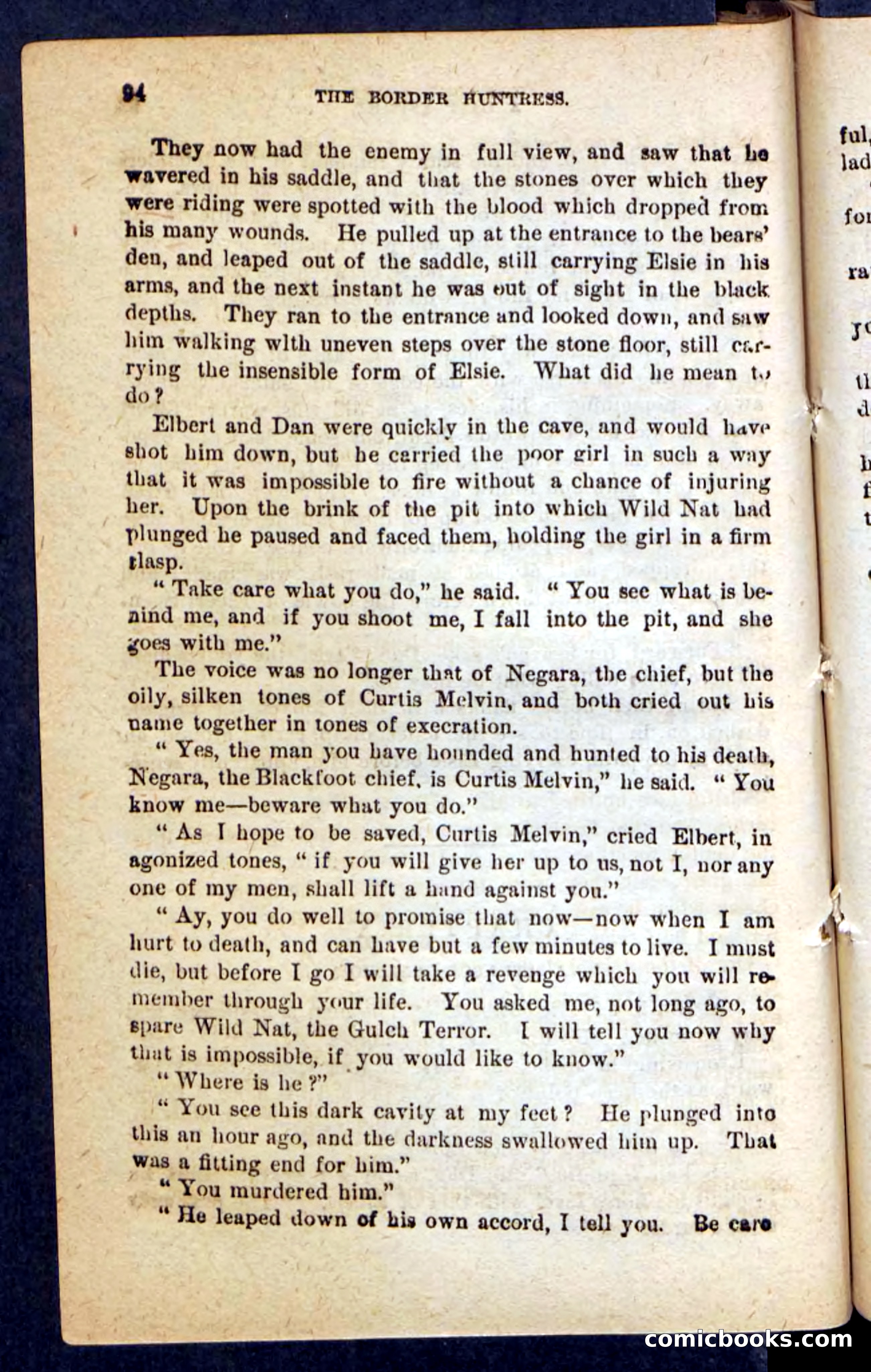 Beadle's Pocket Novels No. 165: Wild Nat, the Gulch Terror — page 90 of 100