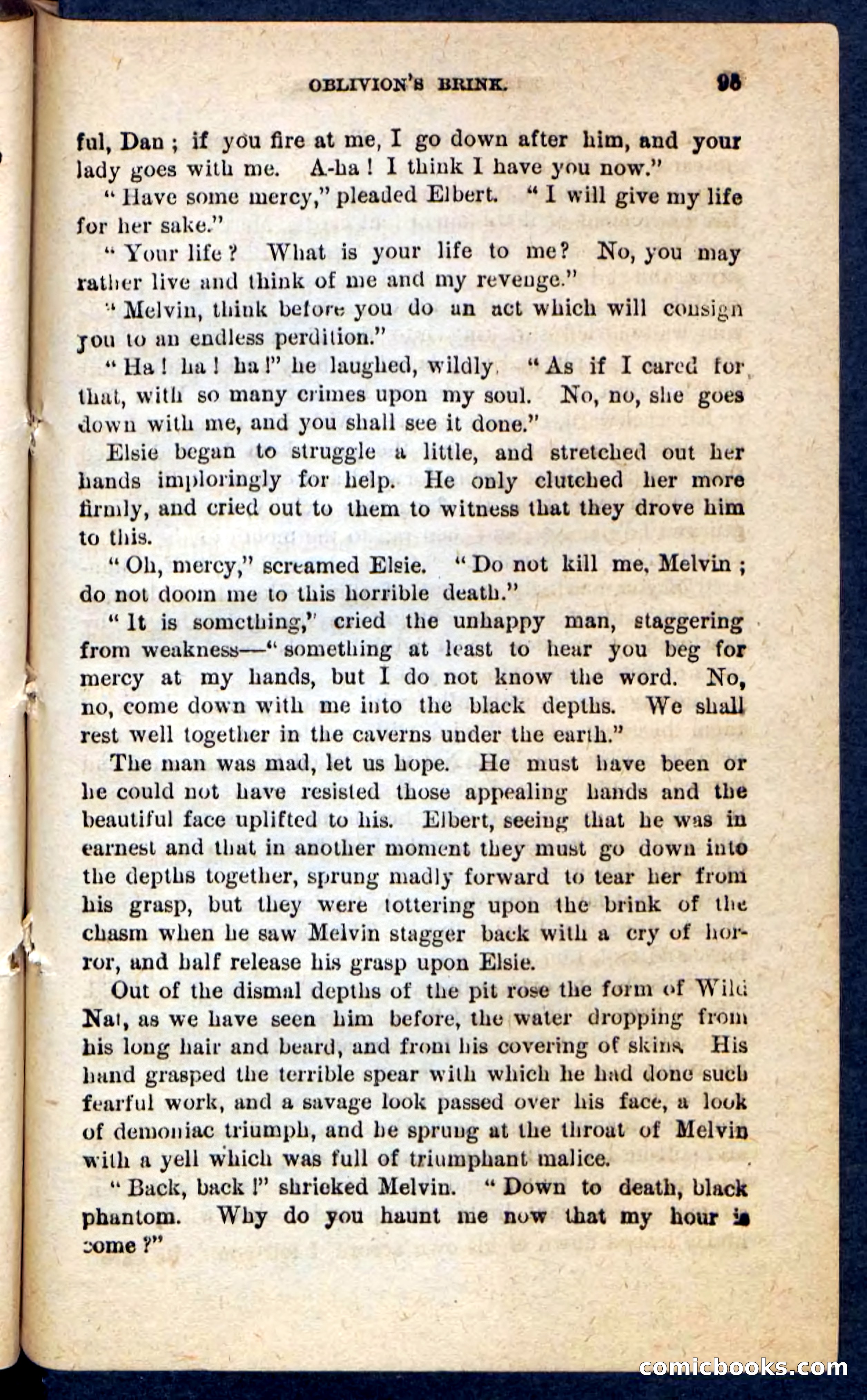 Beadle's Pocket Novels No. 165: Wild Nat, the Gulch Terror — page 91 of 100
