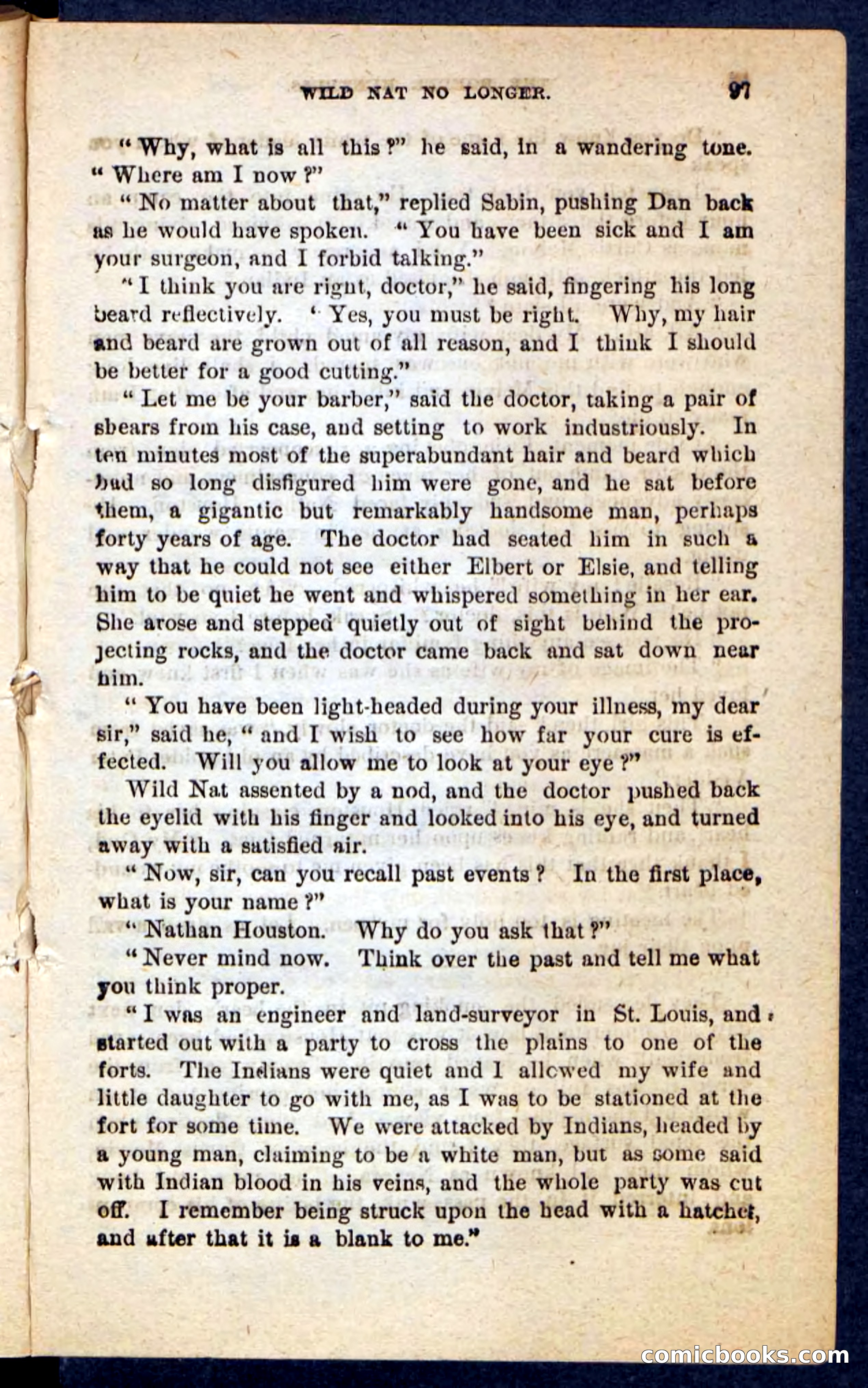 Beadle's Pocket Novels No. 165: Wild Nat, the Gulch Terror — page 93 of 100