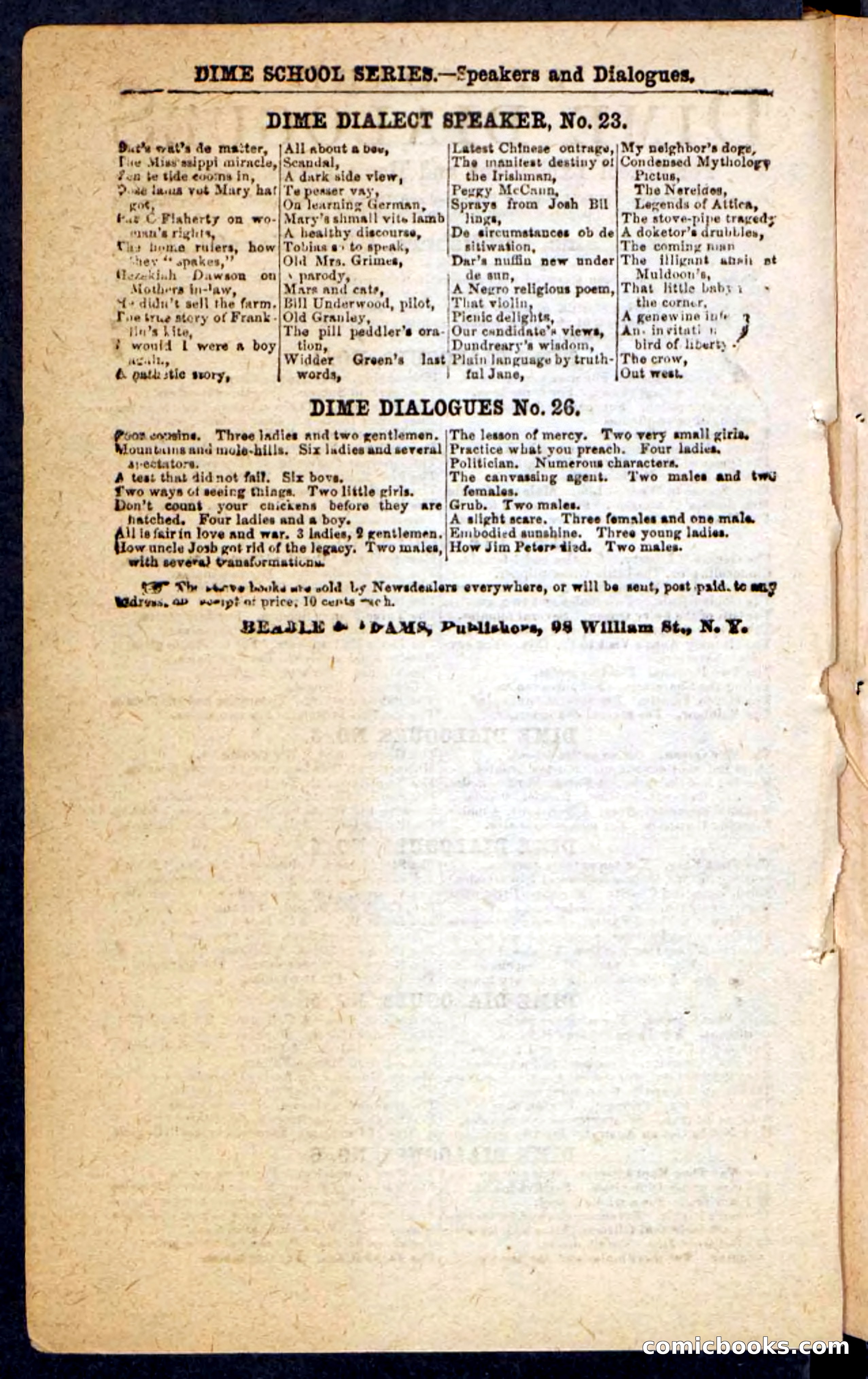 Beadle's Pocket Novels No. 165: Wild Nat, the Gulch Terror — page 98 of 100