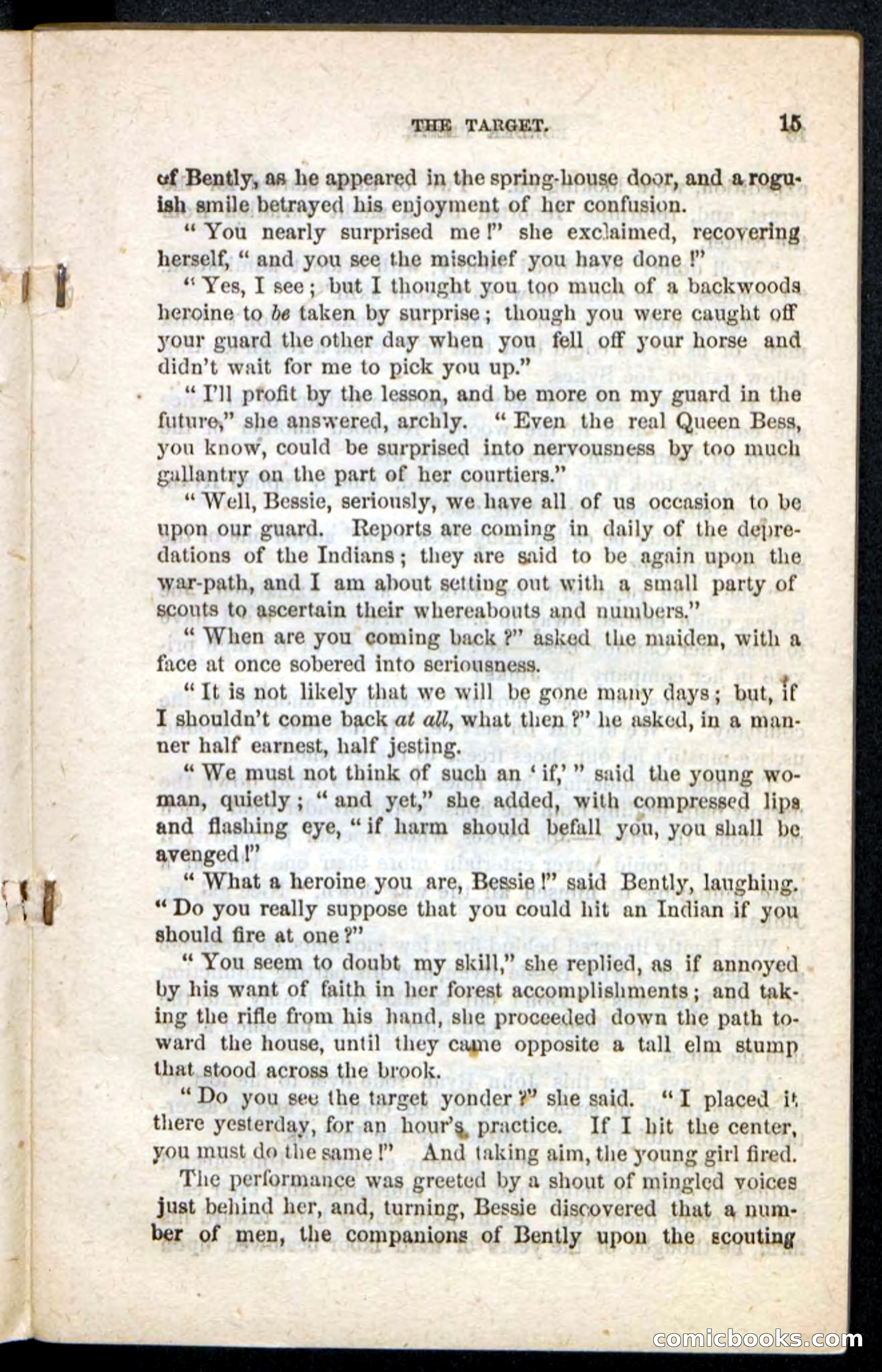 Beadle's Pocket Novels No. 175: Border Bessie — page 9 of 92