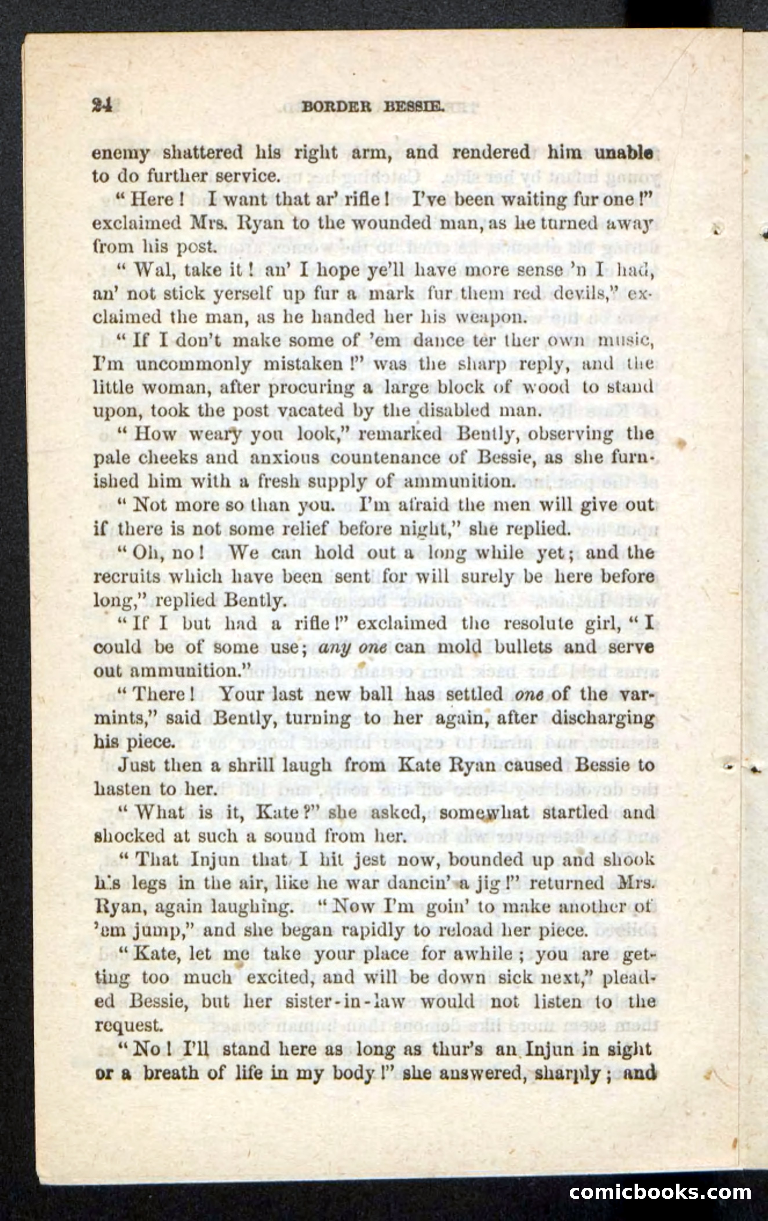 Beadle's Pocket Novels No. 175: Border Bessie — page 18 of 92