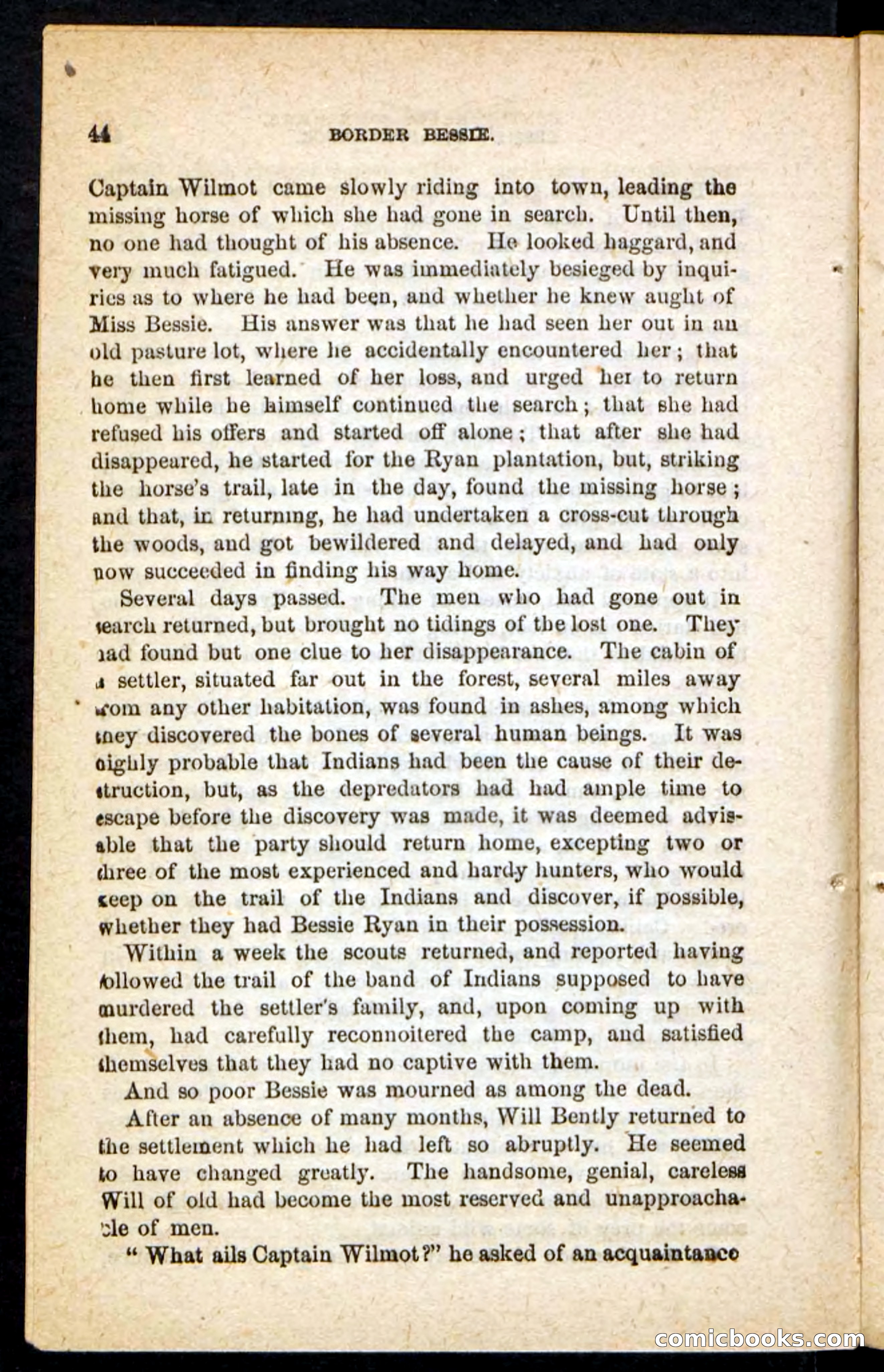 Beadle's Pocket Novels No. 175: Border Bessie — page 36 of 92