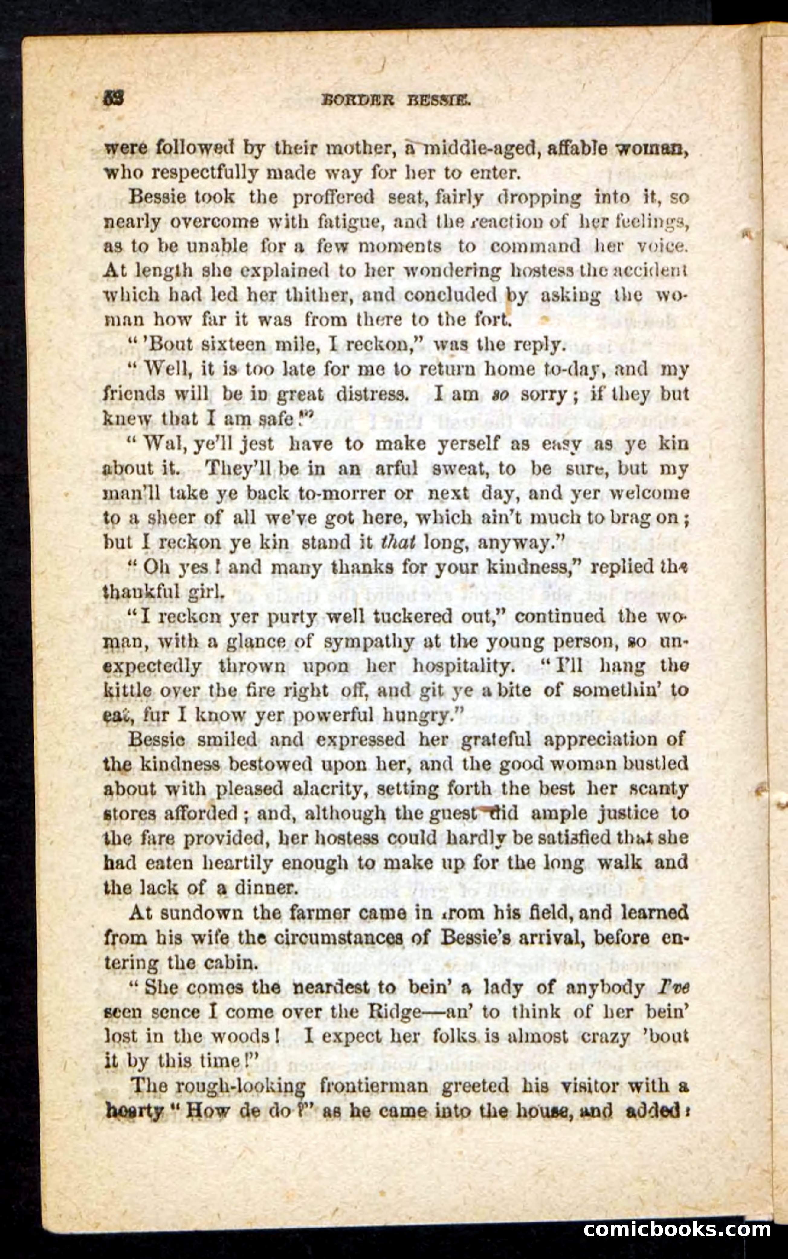 Beadle's Pocket Novels No. 175: Border Bessie — page 44 of 92