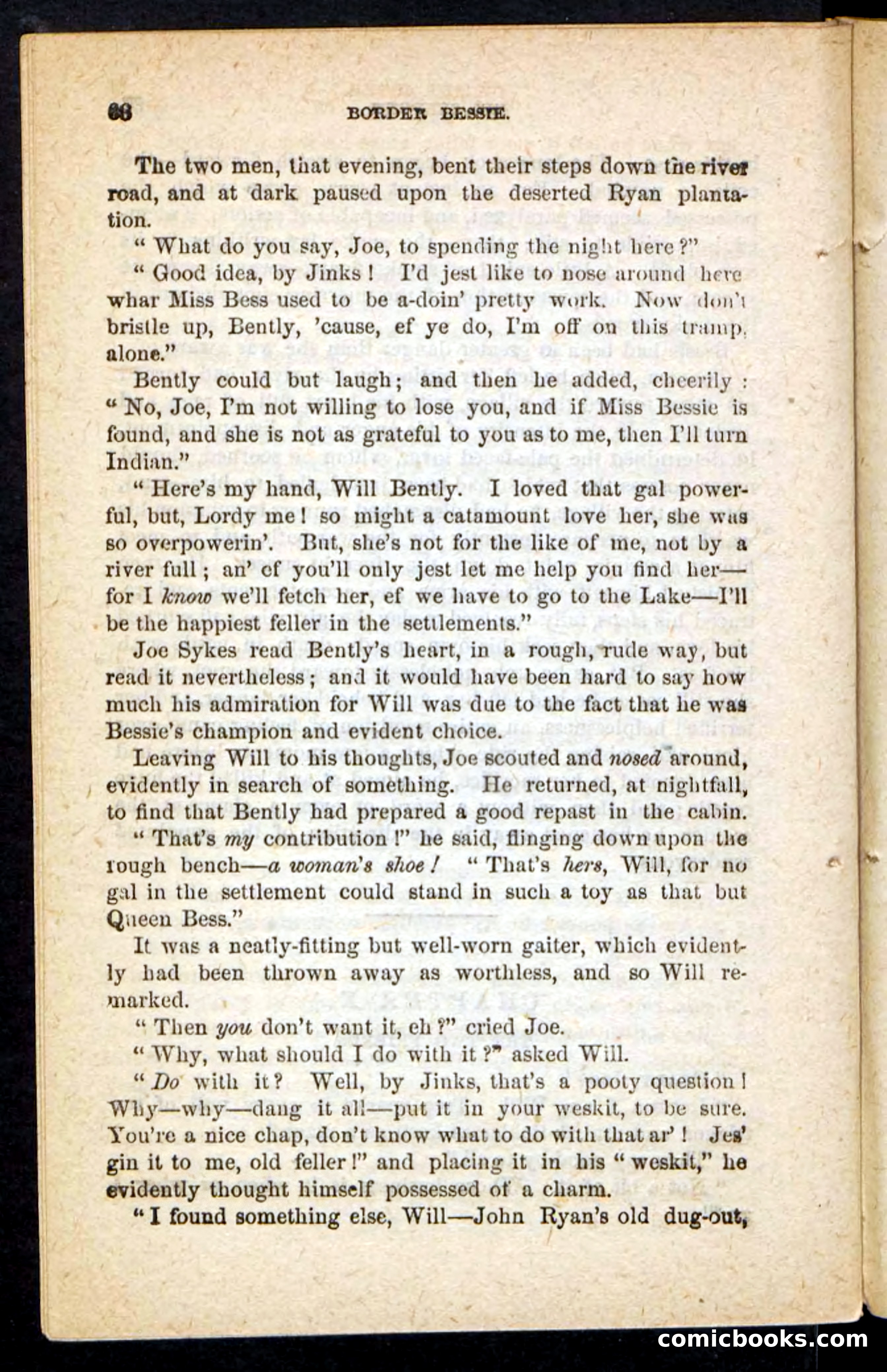 Beadle's Pocket Novels No. 175: Border Bessie — page 58 of 92