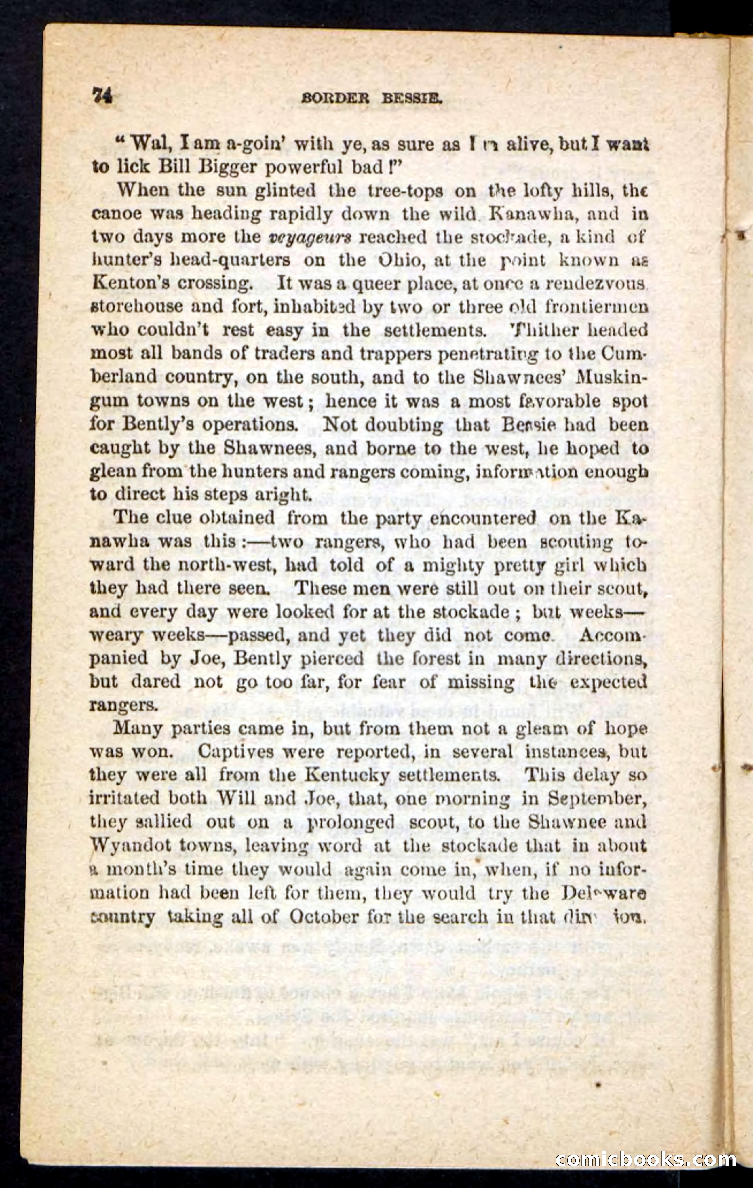 Beadle's Pocket Novels No. 175: Border Bessie — page 64 of 92