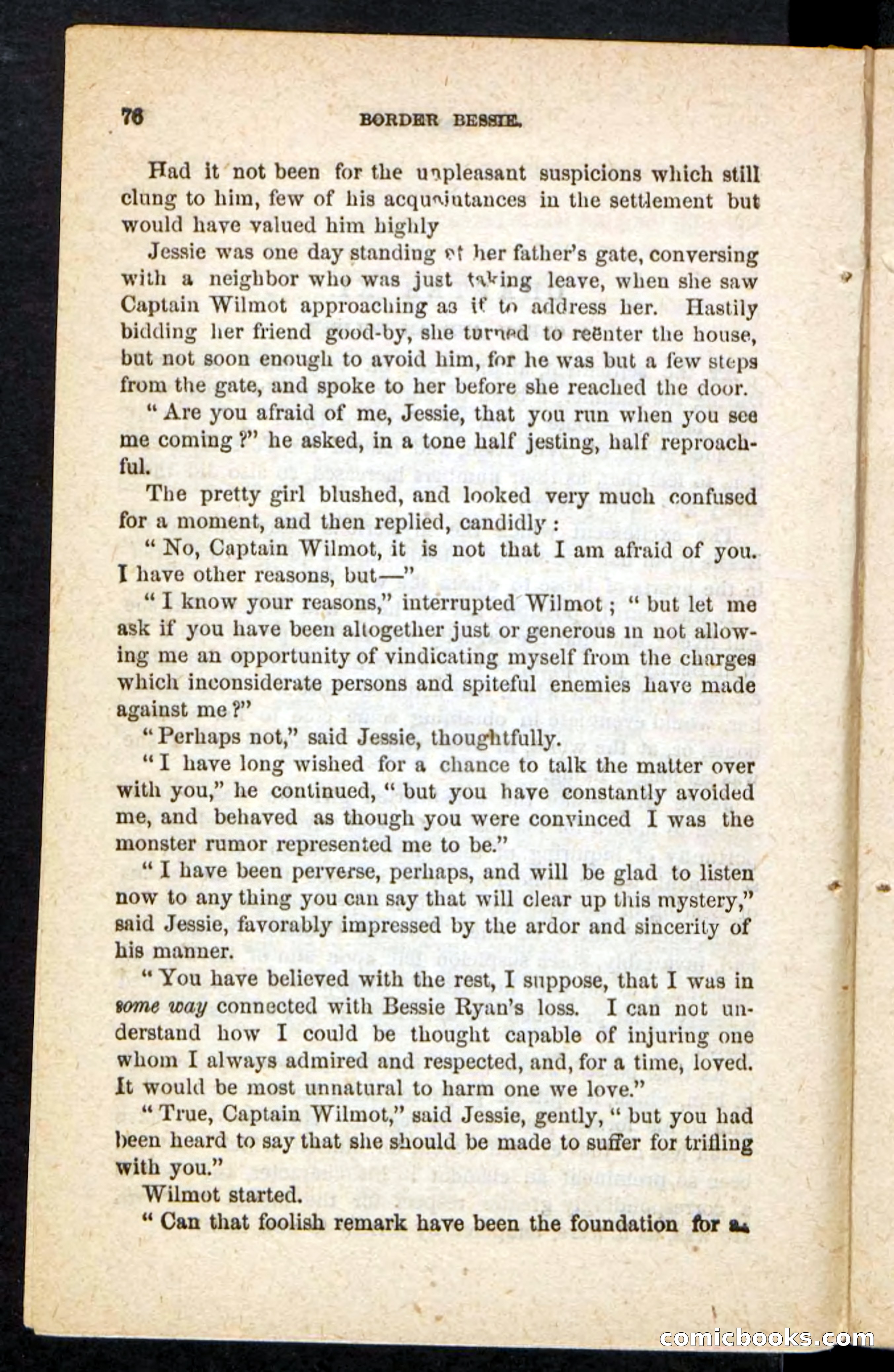 Beadle's Pocket Novels No. 175: Border Bessie — page 66 of 92