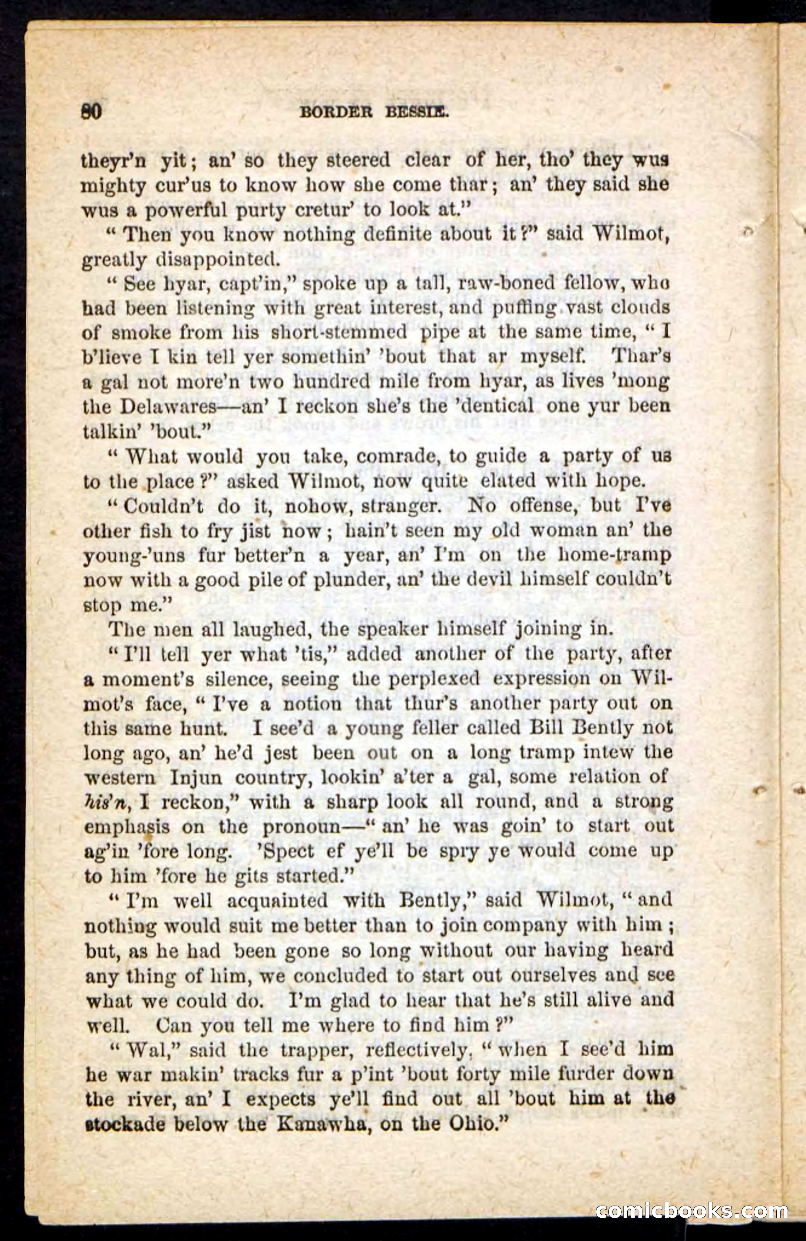 Beadle's Pocket Novels No. 175: Border Bessie — page 70 of 92