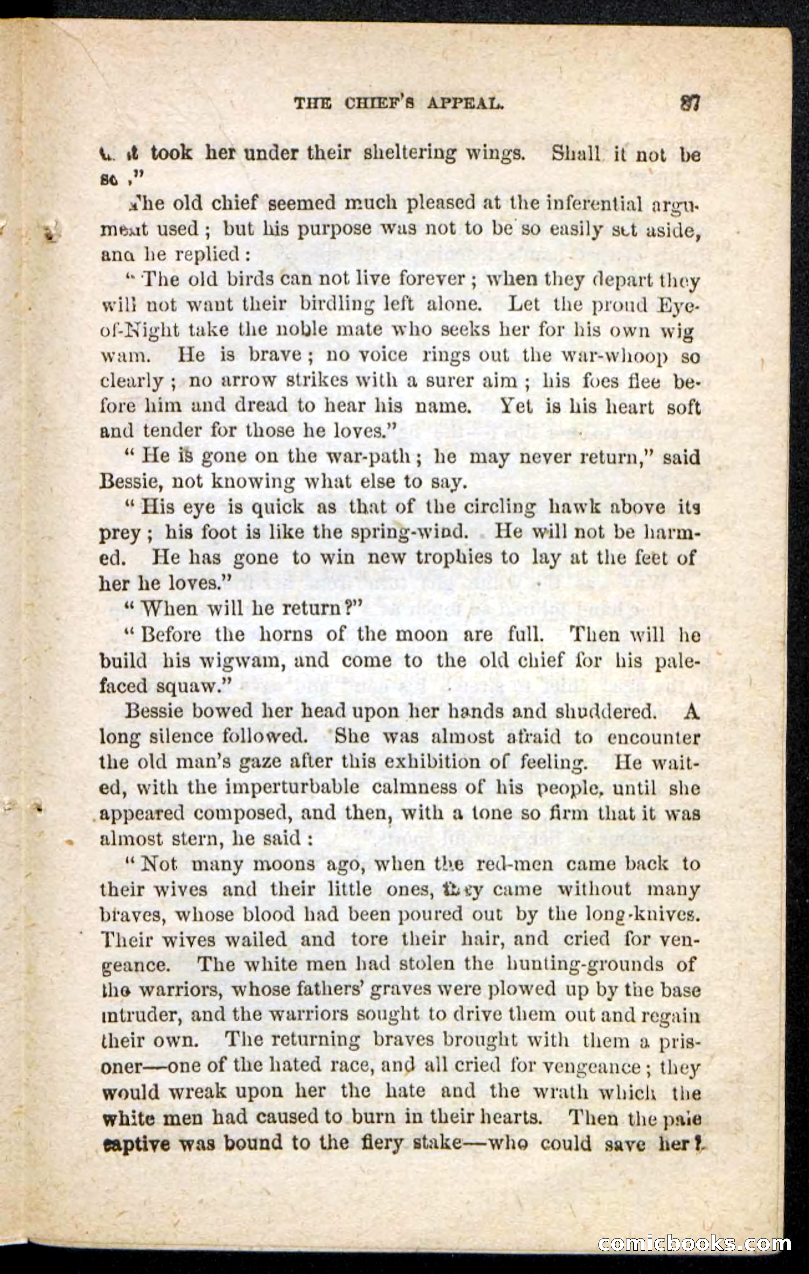 Beadle's Pocket Novels No. 175: Border Bessie — page 77 of 92