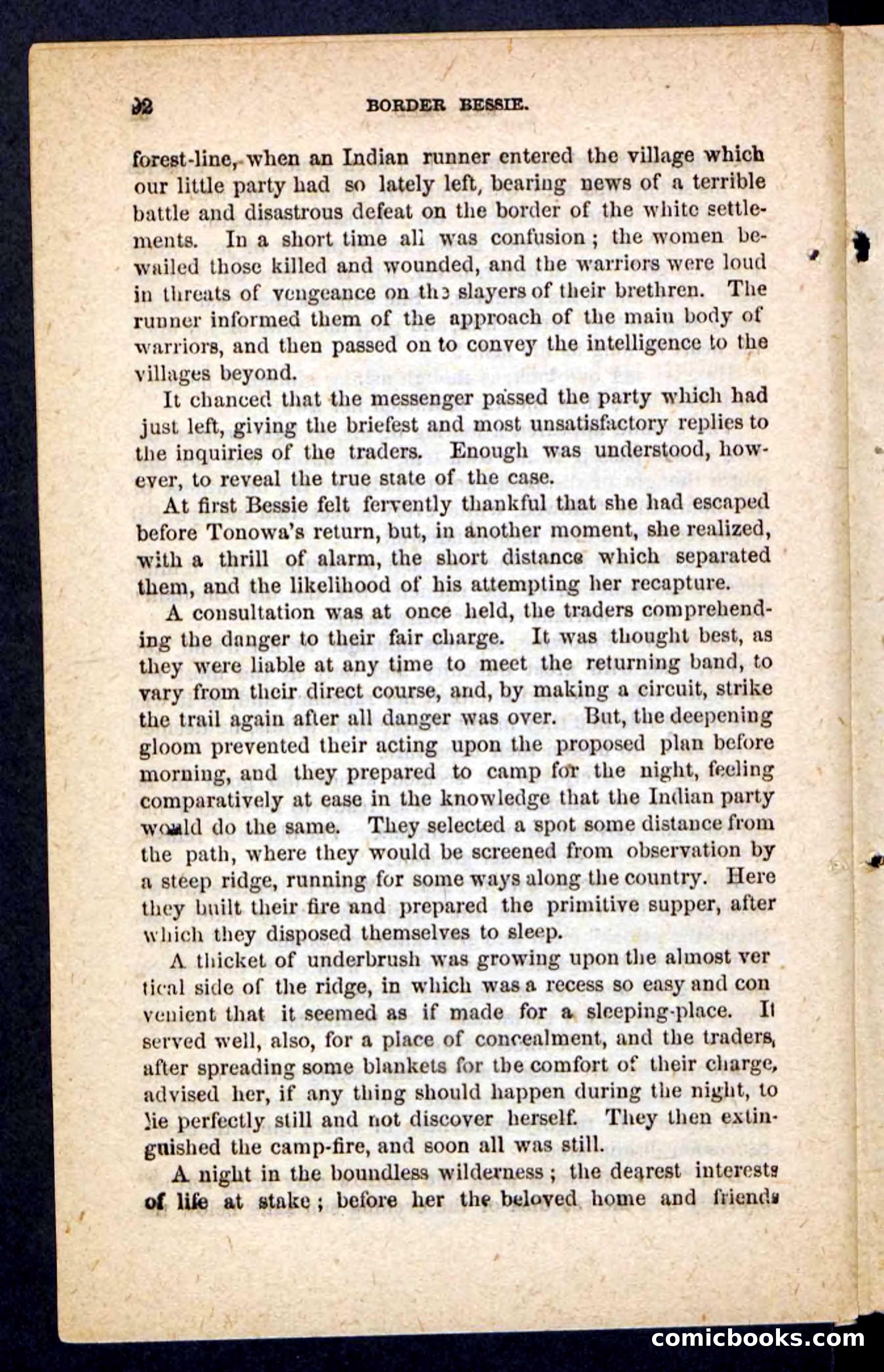 Beadle's Pocket Novels No. 175: Border Bessie — page 82 of 92