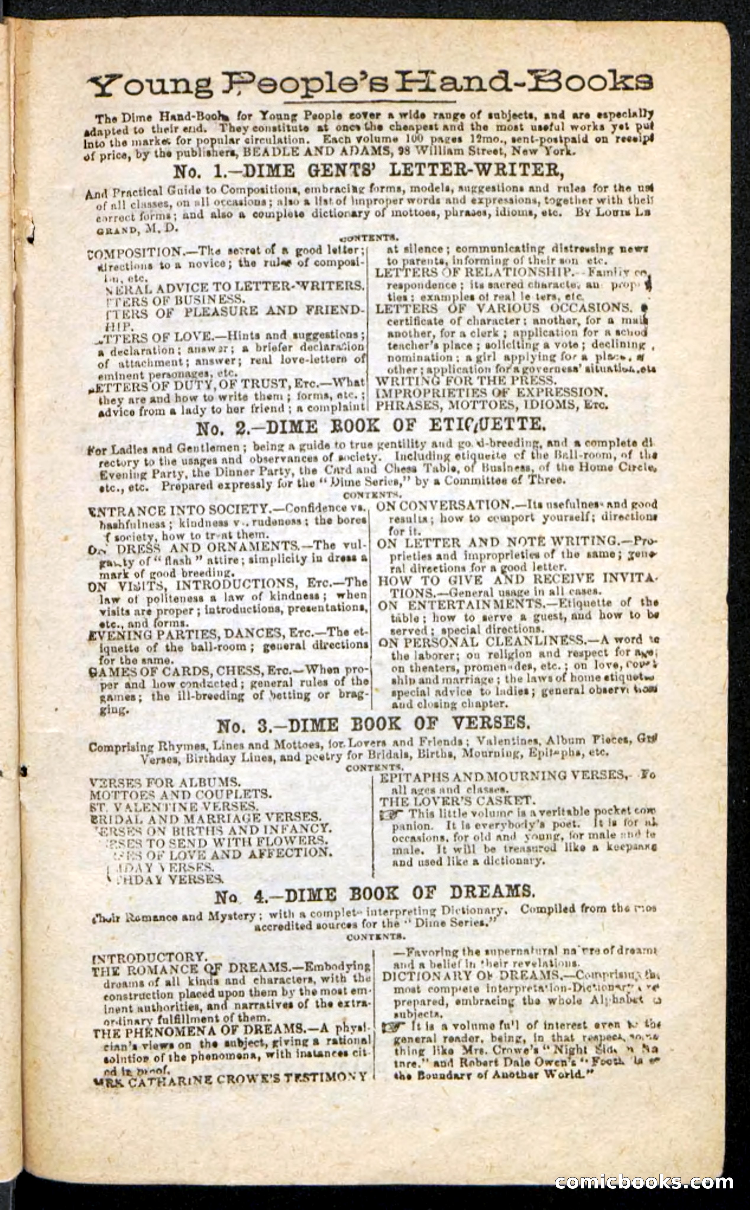 Beadle's Pocket Novels No. 175: Border Bessie — page 89 of 92