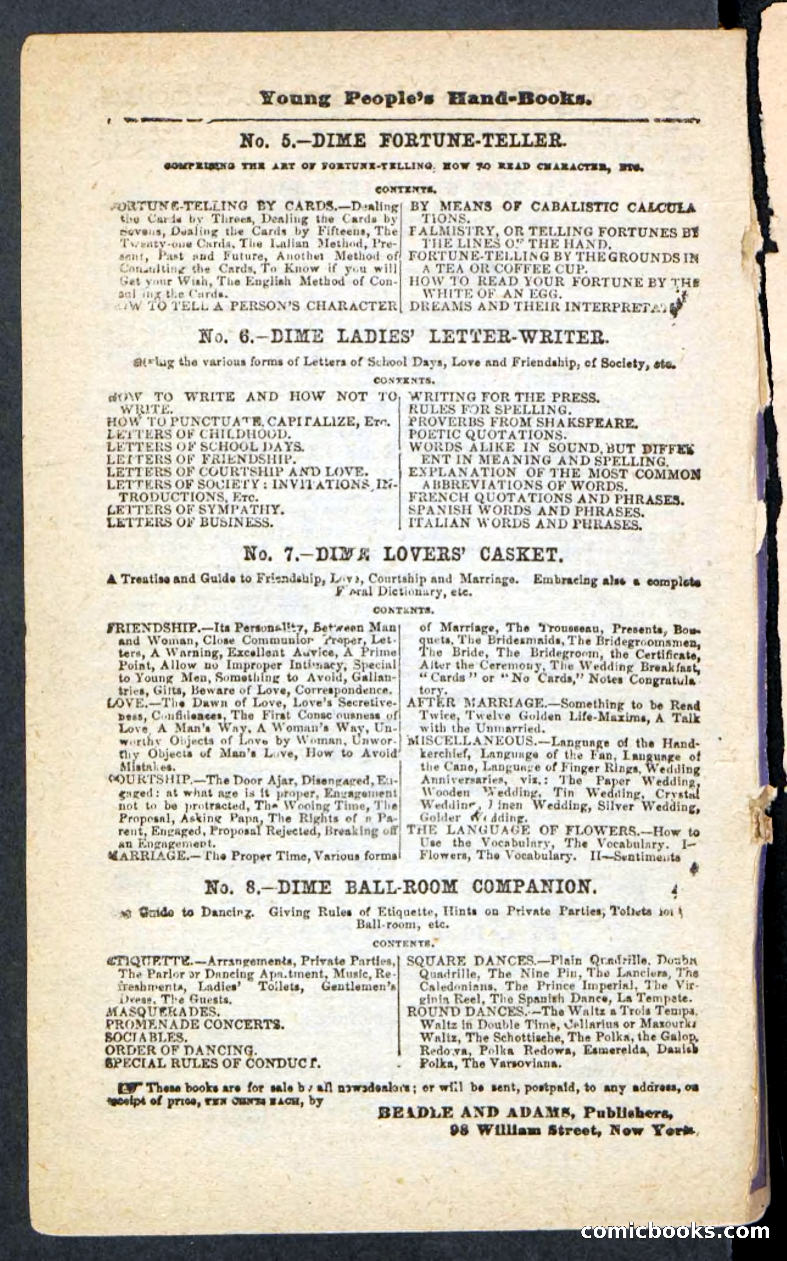 Beadle's Pocket Novels No. 175: Border Bessie — page 90 of 92