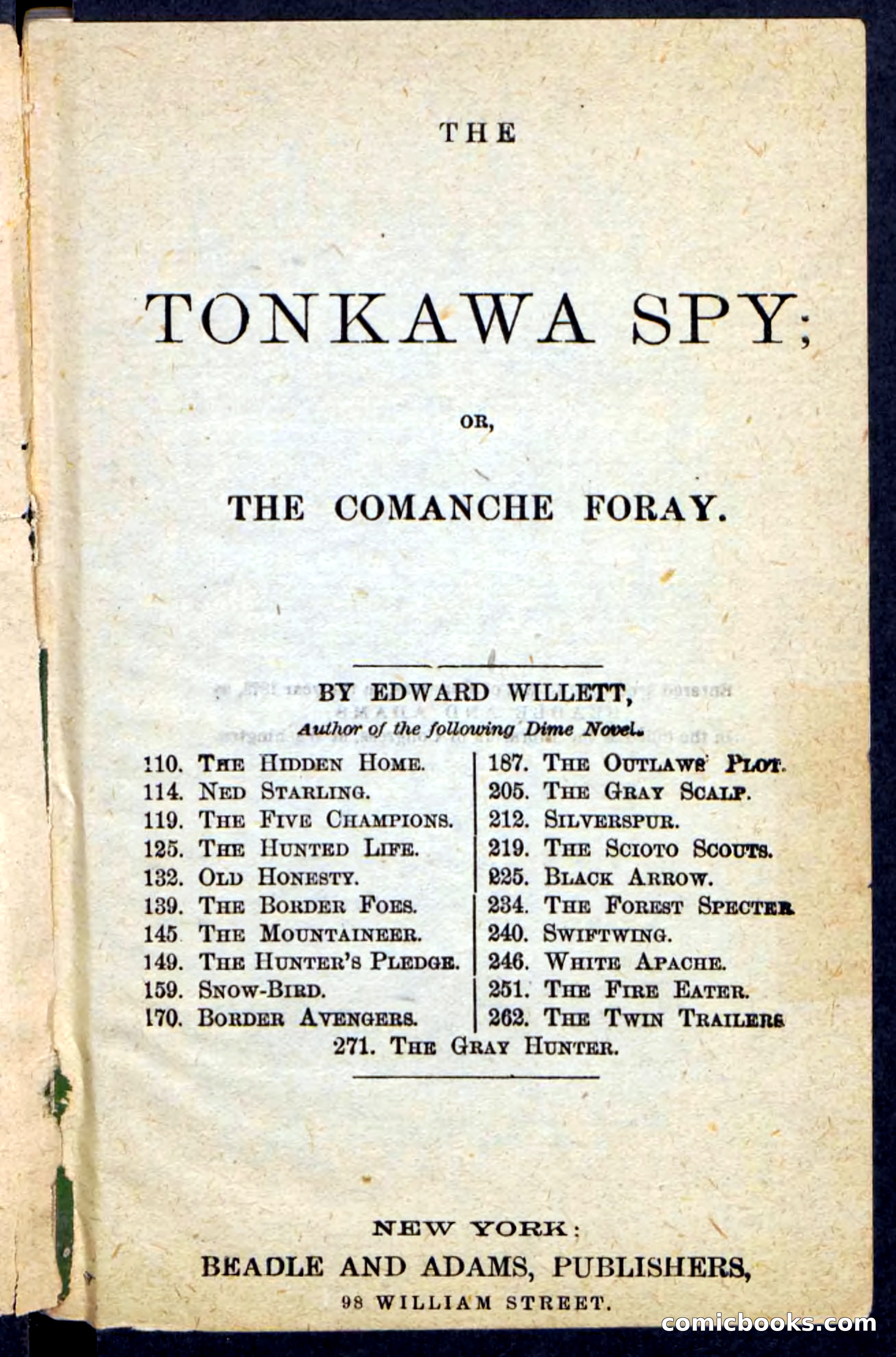 The Tonkawa Spy — page 3 of 100
