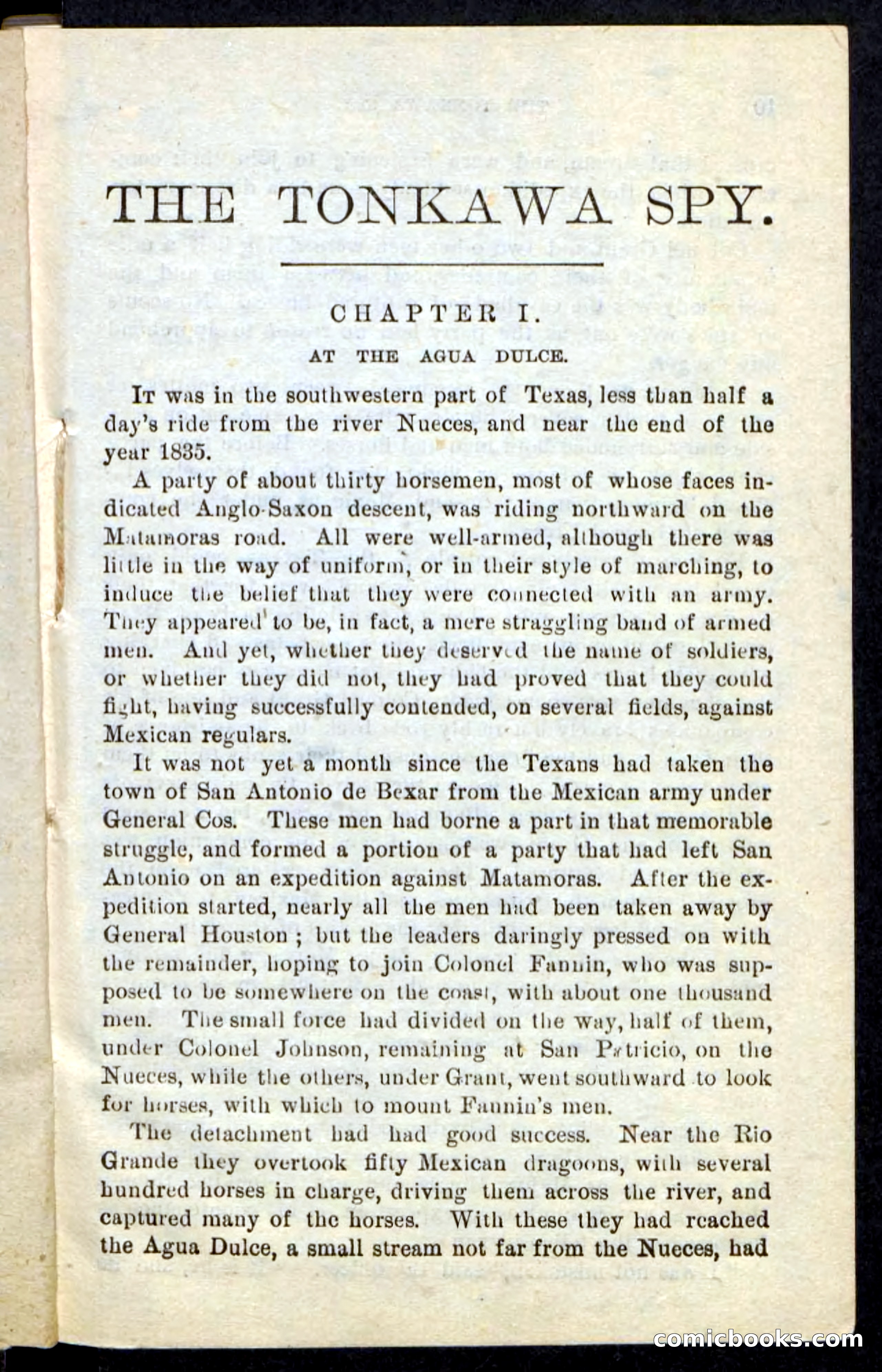 The Tonkawa Spy — page 5 of 100