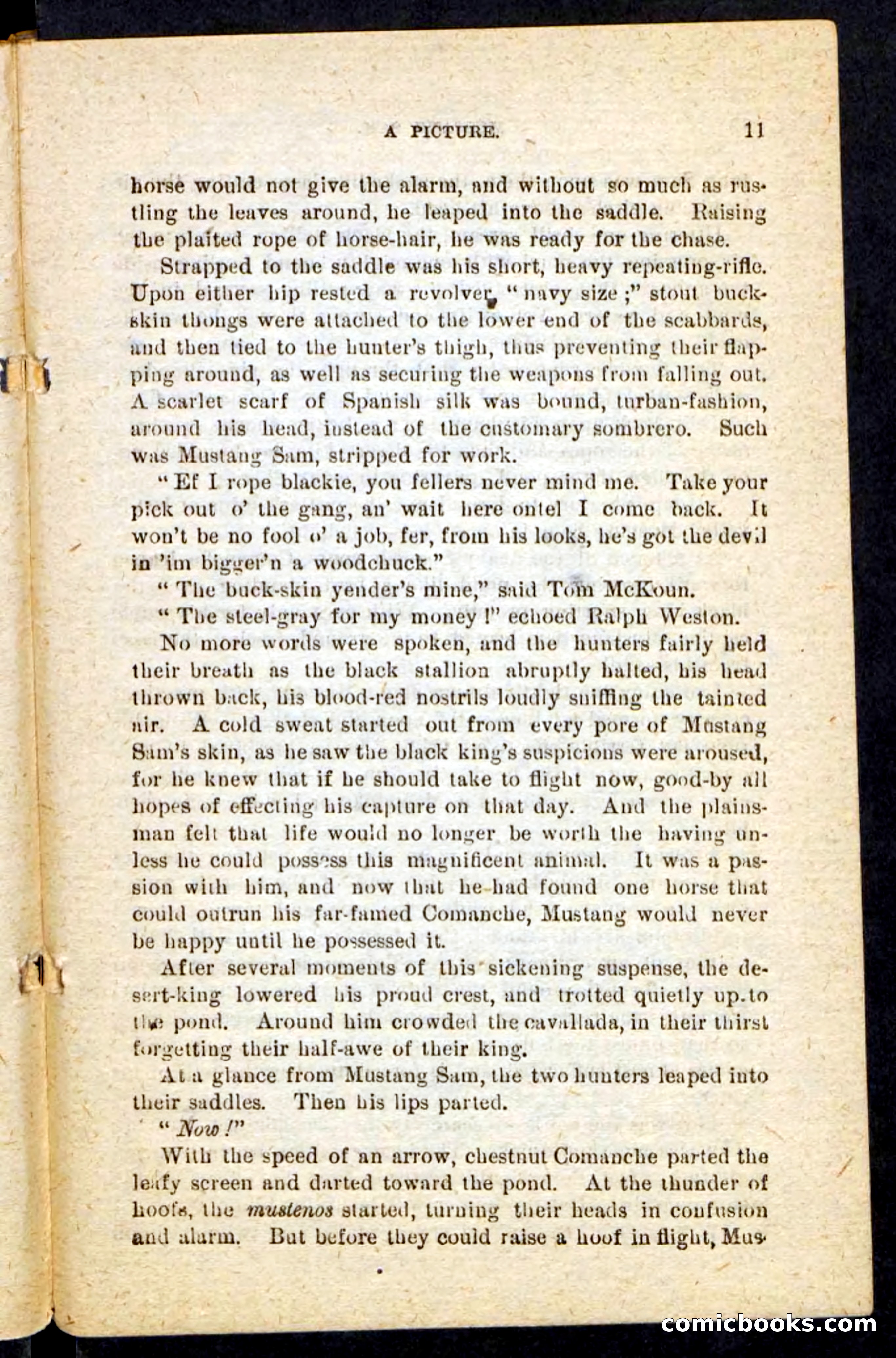 Beadle's Pocket Novels No. 184: Mustang Sam — page 7 of 100